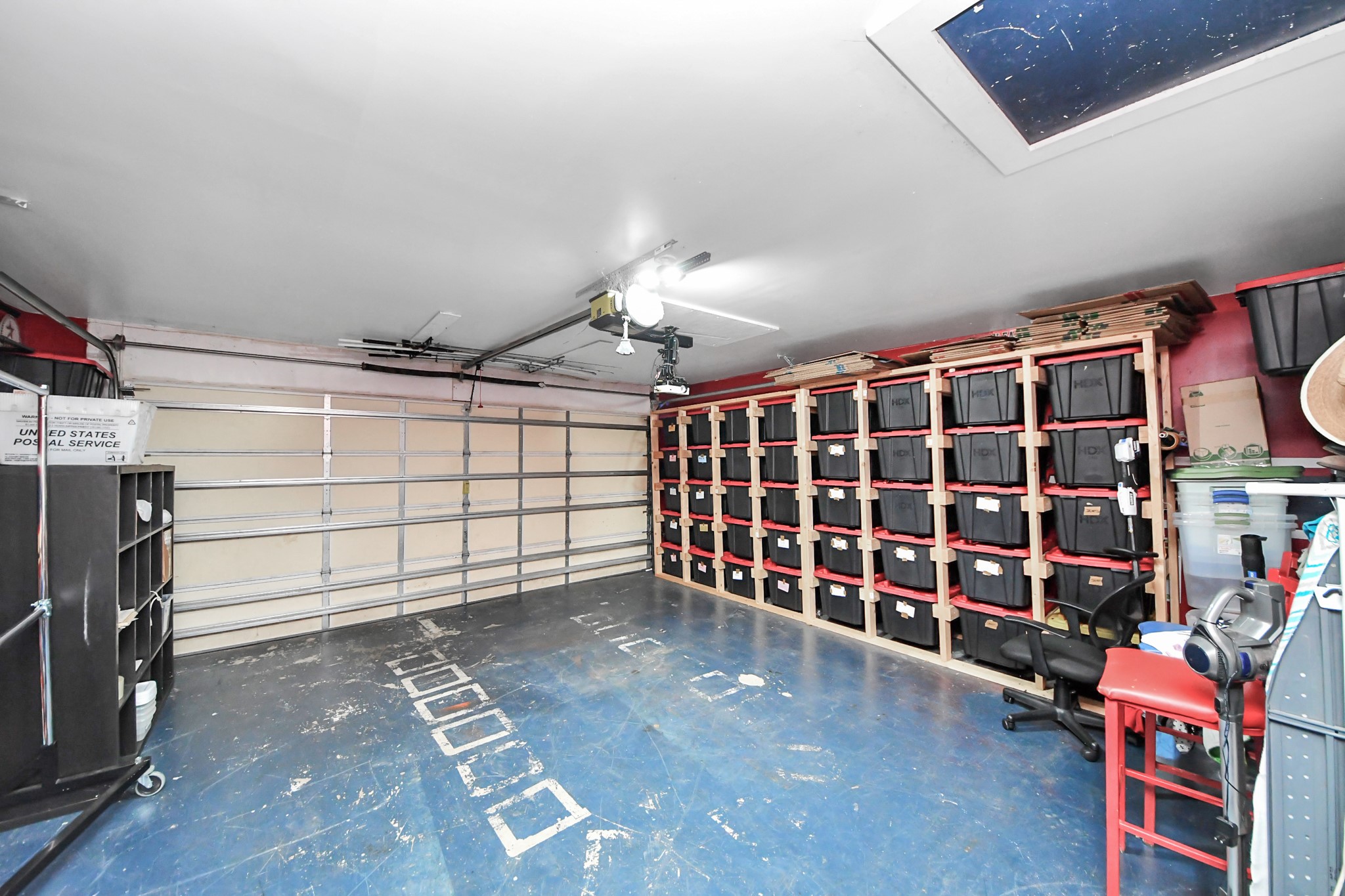 Two car garage