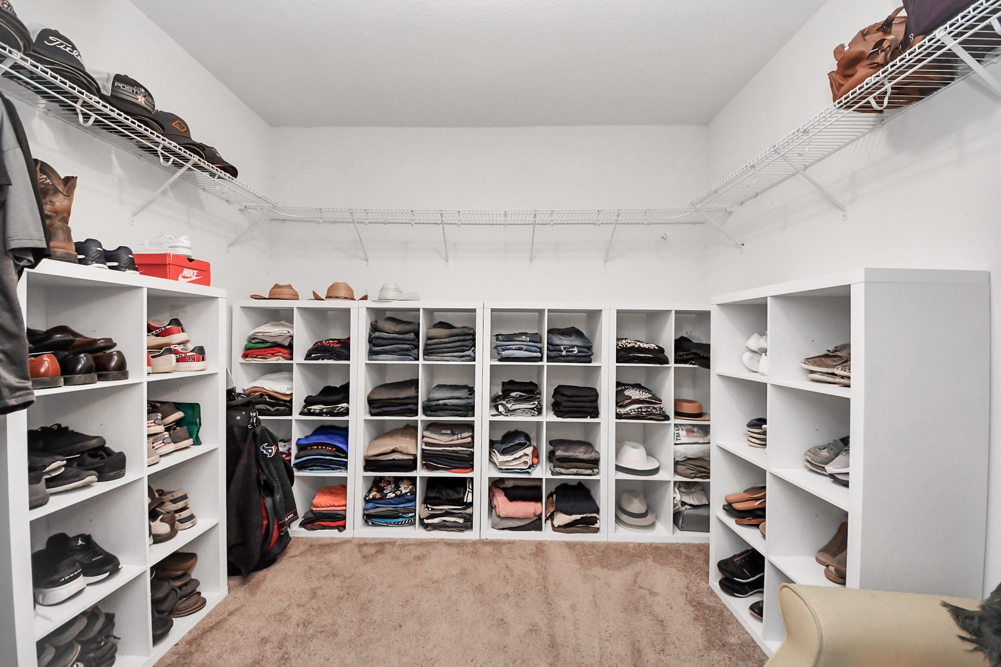 Large walk in closet