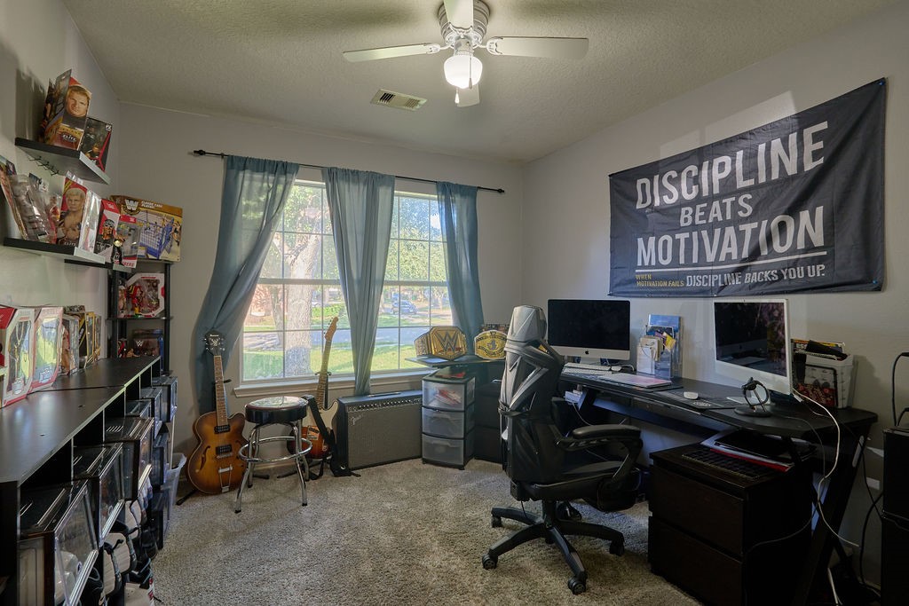 Make it your own! A versatile space ideal for a home office, hobby room, or additional bedroom.