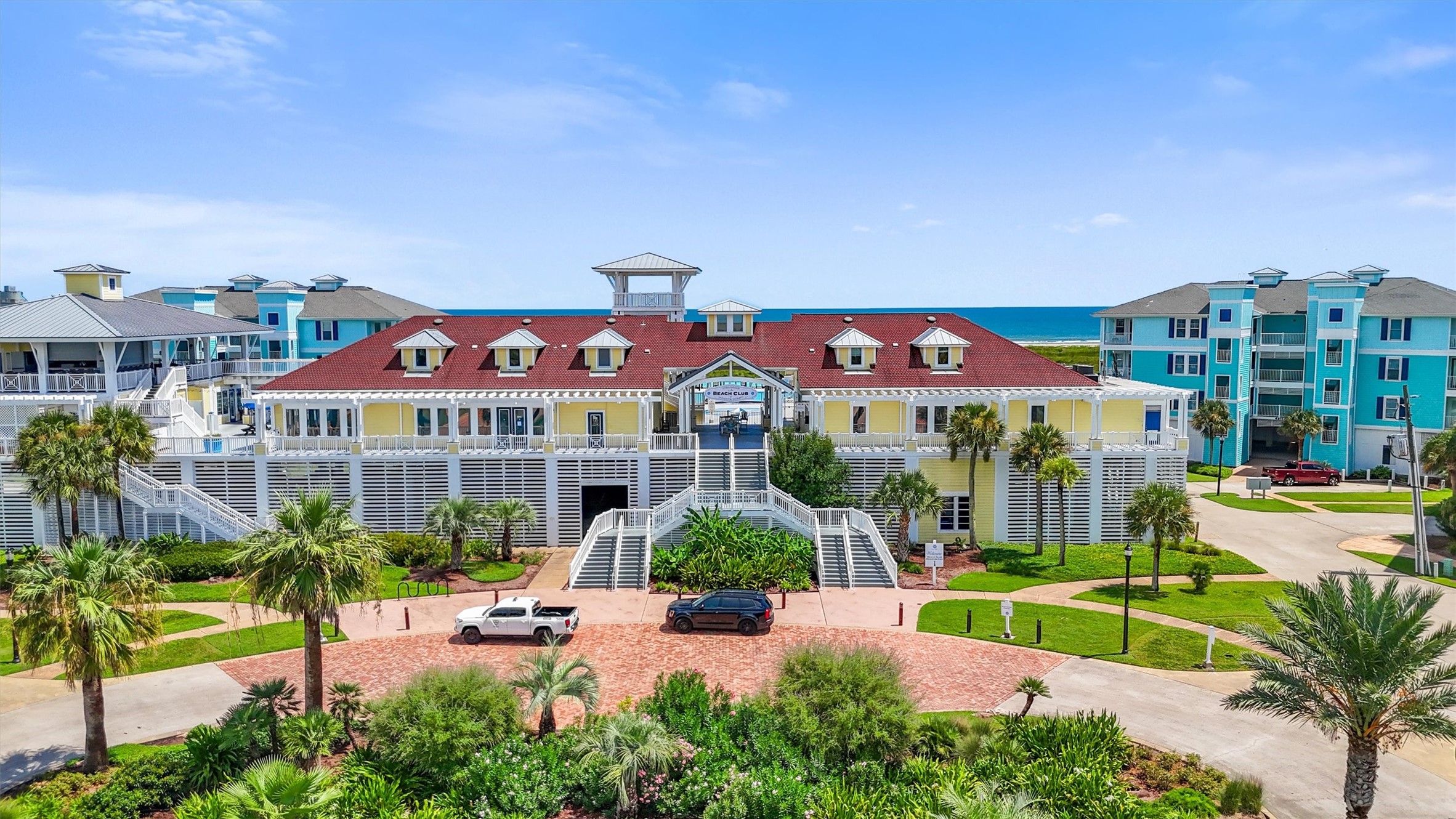 The Pointe West Beach Club
serves as the centerpiece of the
community, offering a vibrant
gathering place with resort-style
amenities and direct access to
the beach.
