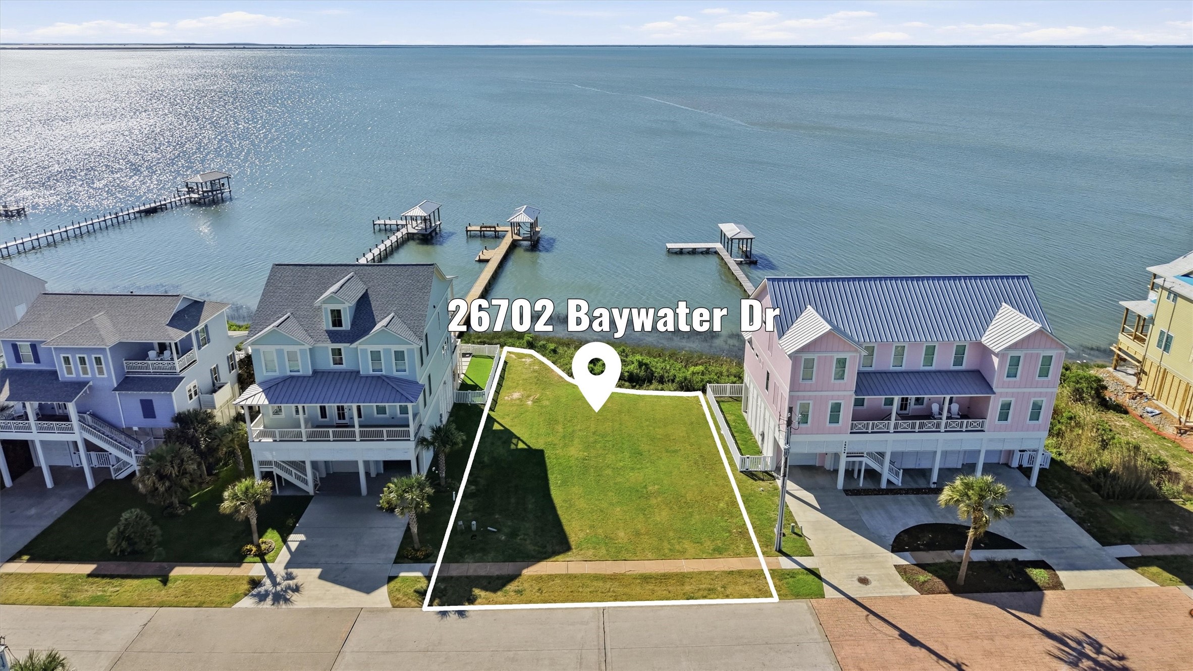 Build your coastal getaway in Pointe West on this bayside homesite positioned just one row from West Bay, where water views and unforgettable sunsets are part of everyday life. Build your coastal getaway in Pointe West on this bayside homesite positioned just one row from West Bay, where water views and unforgettable sunsets are part of everyday life.