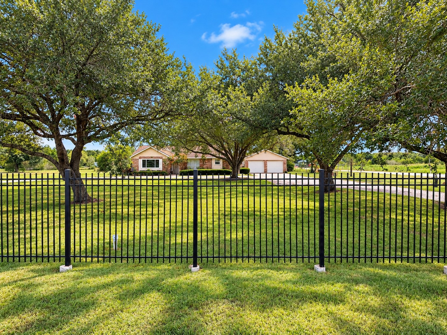 Metal fence
