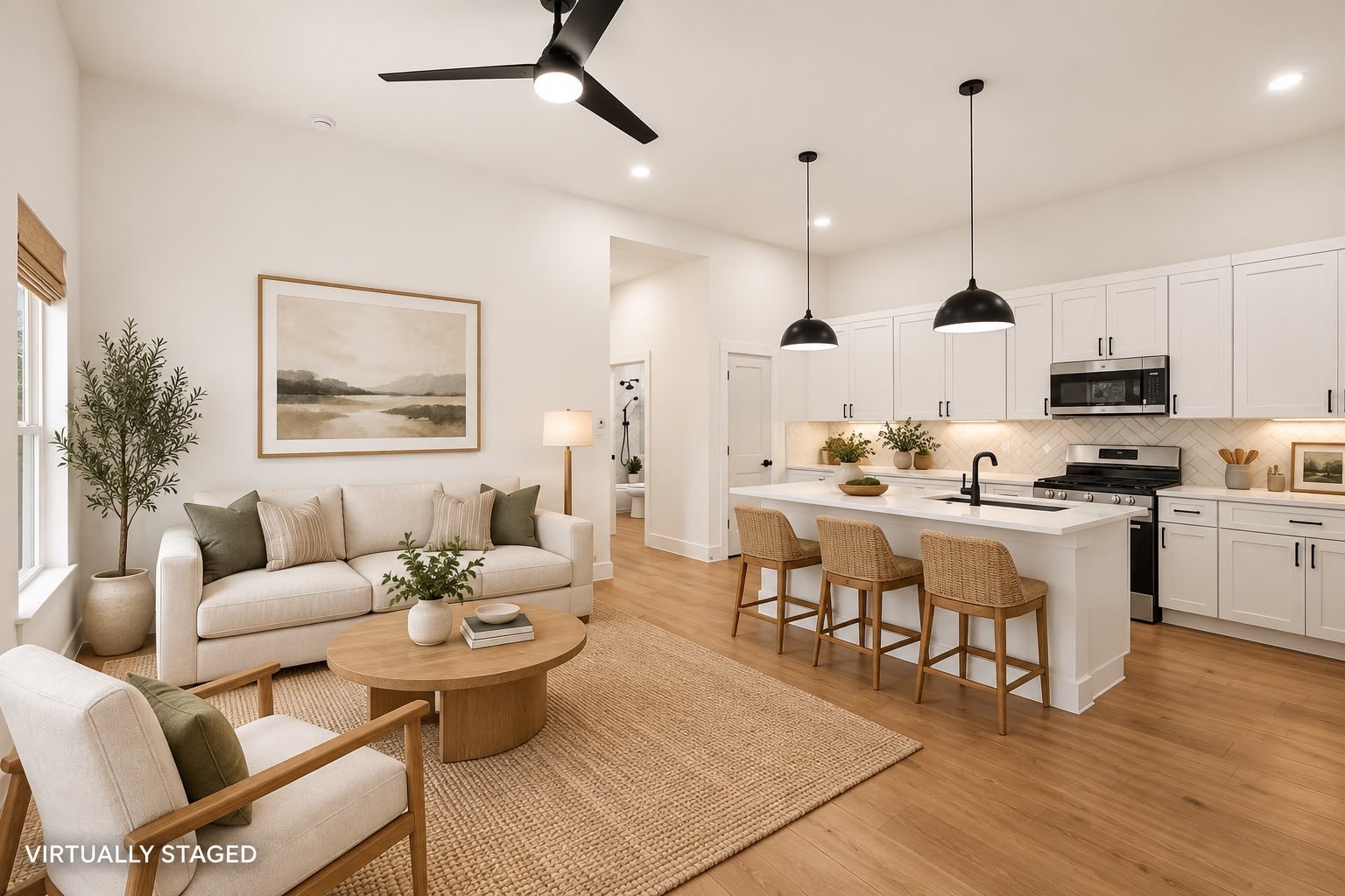 Property has been virtually staged
