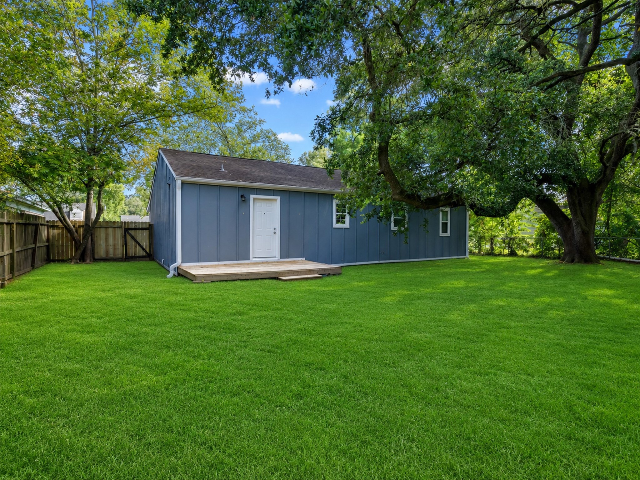 Back of house.