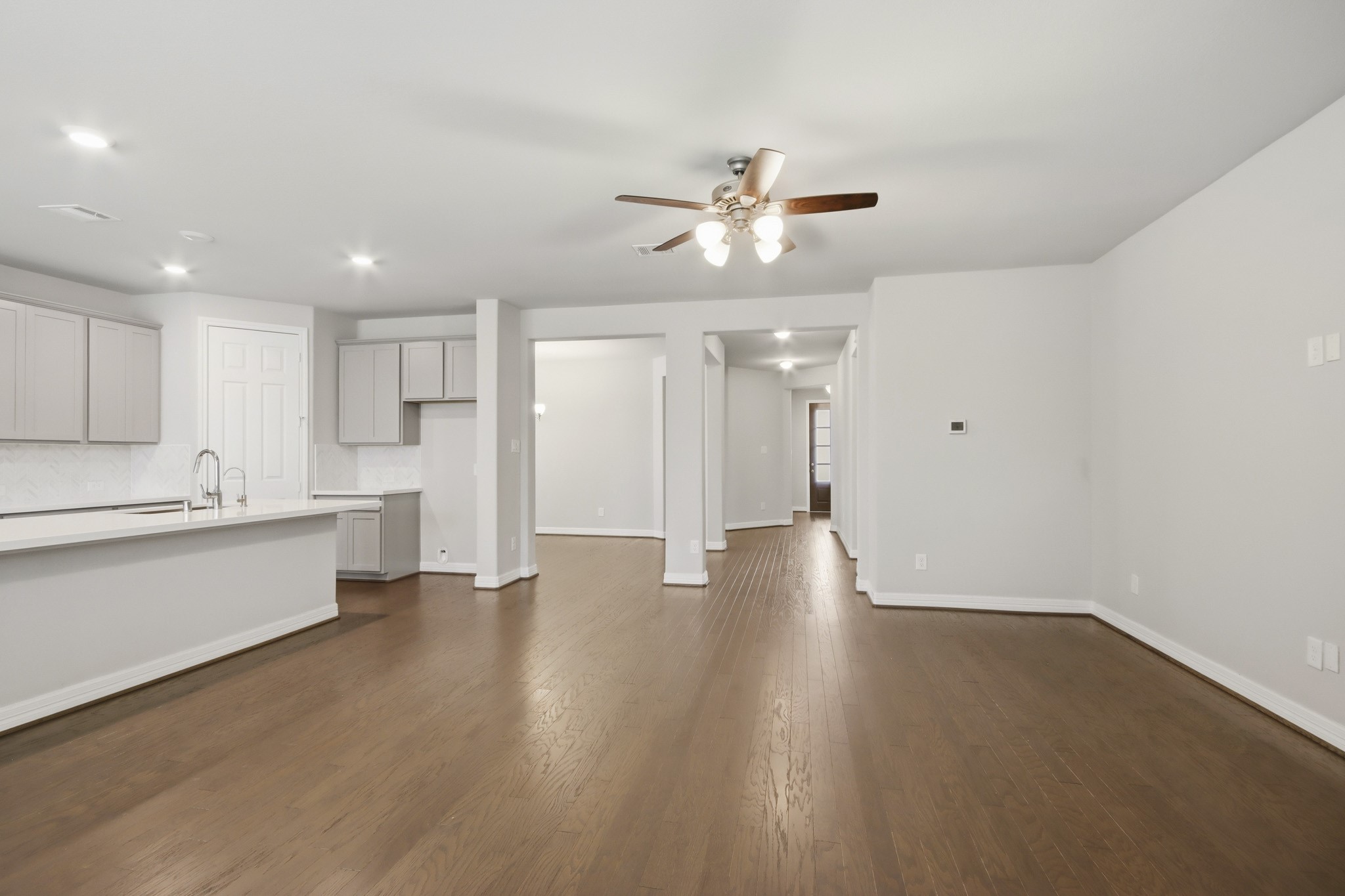 Living Room + Kitchen