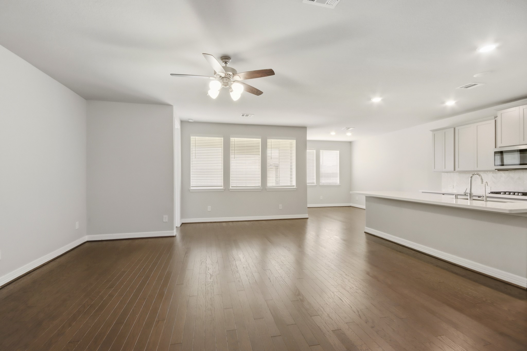 Living Room + Kitchen