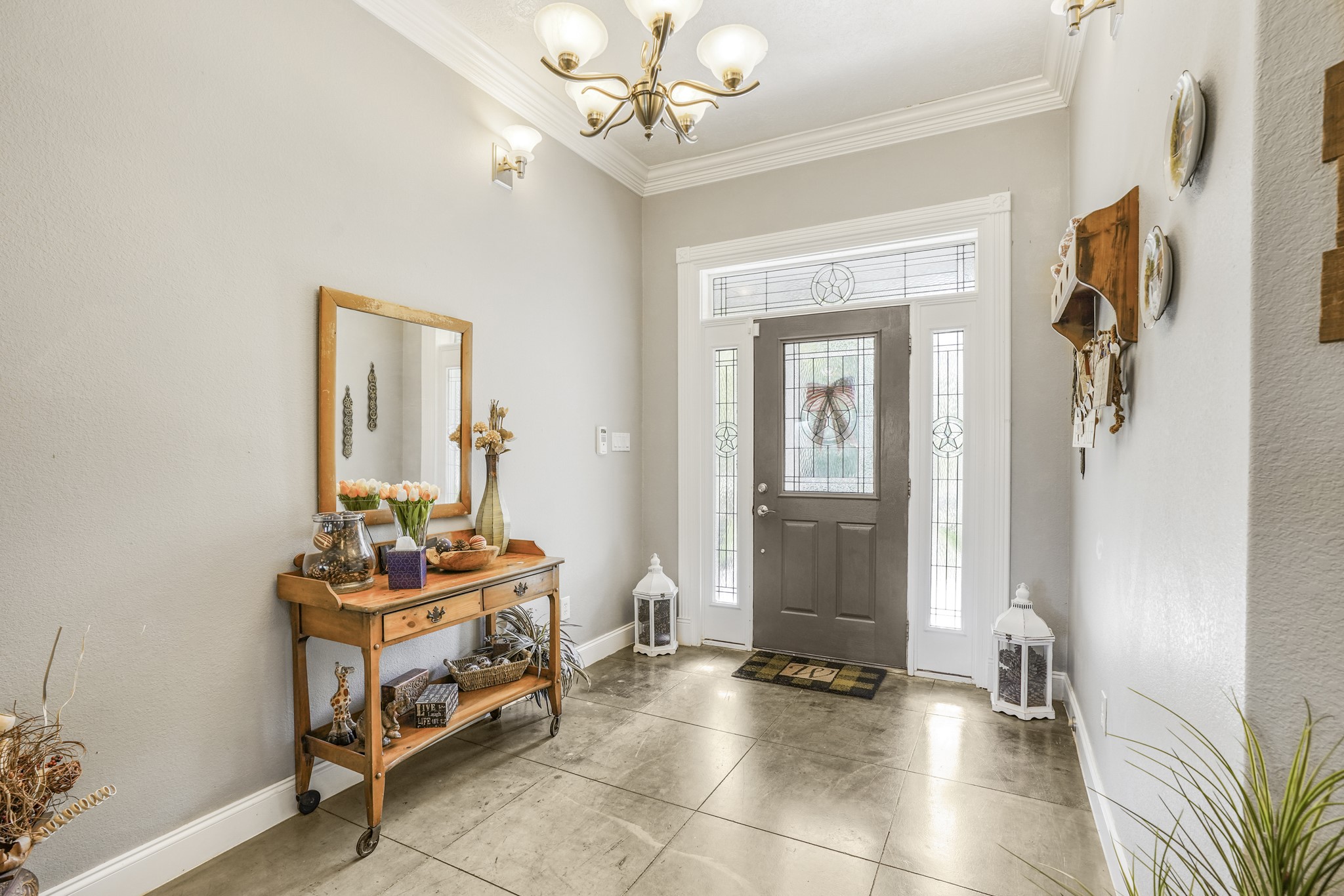 Primary home entry.