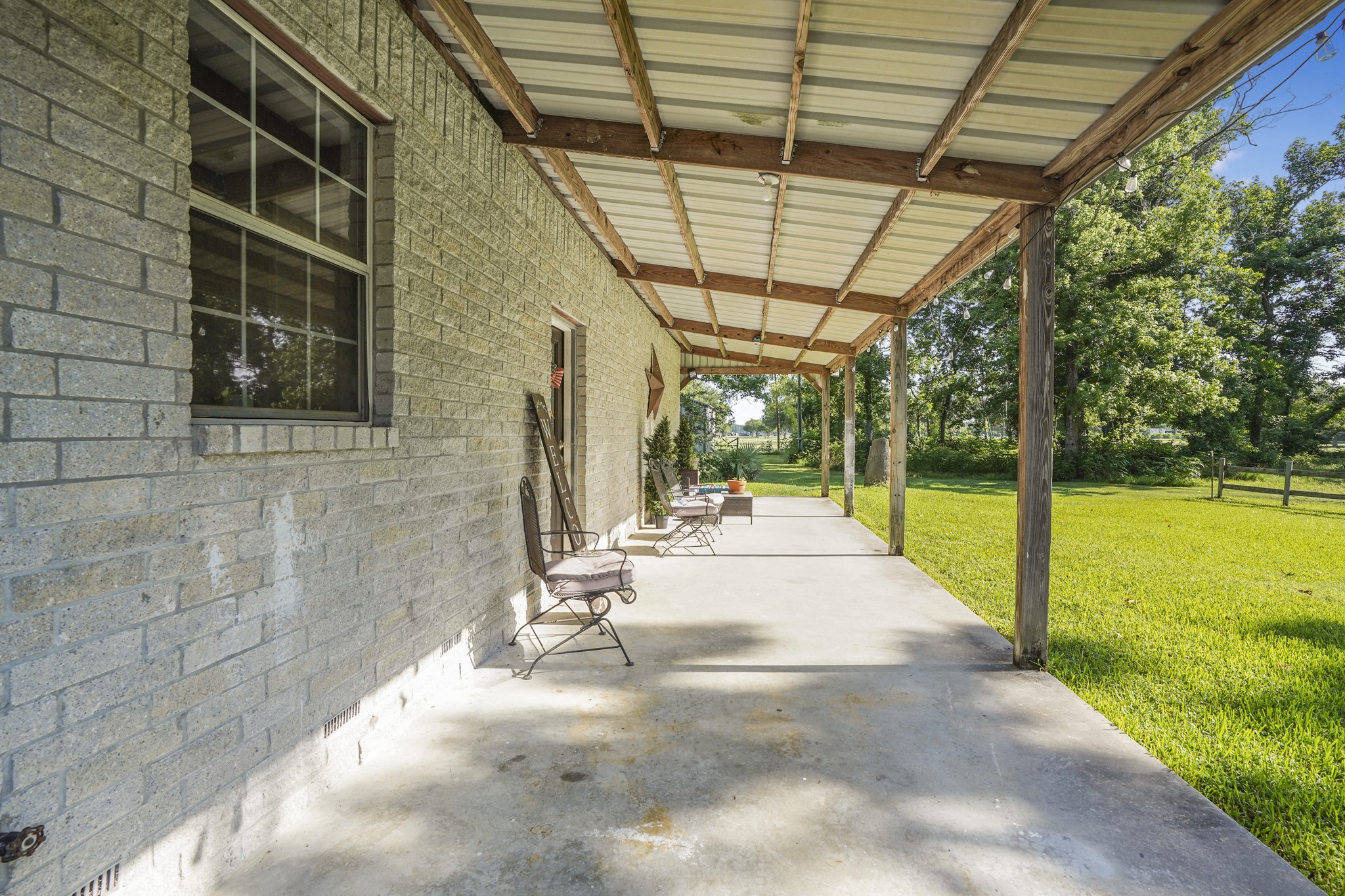 Front porch of the casita