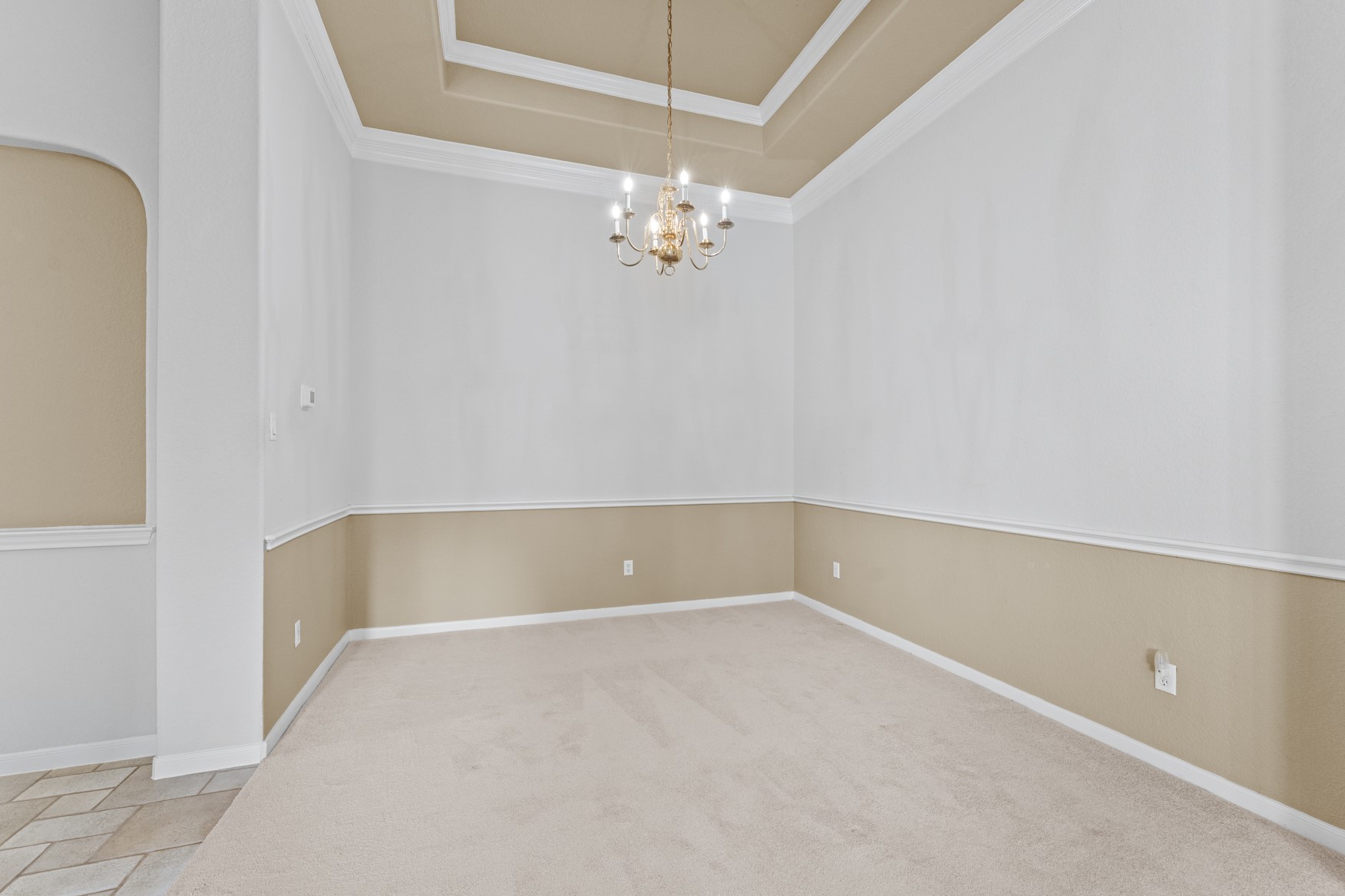 So many possibilities for this space - formal dining, play area, hobby spot, lounge area, and more!
