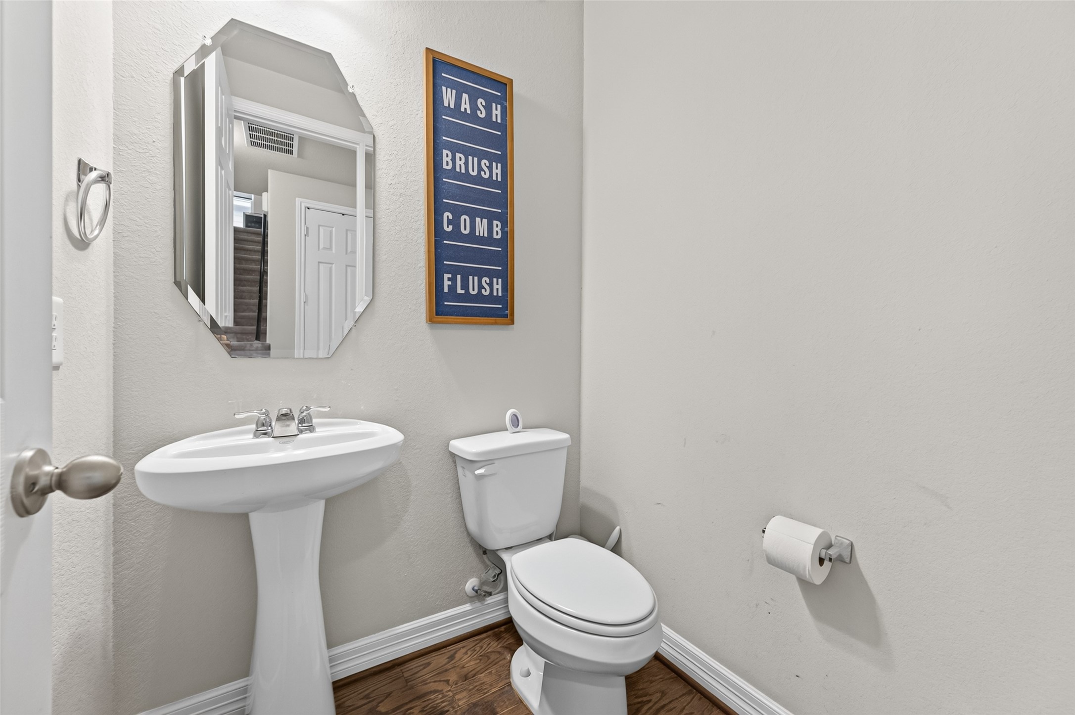 Half bath located 1st floor