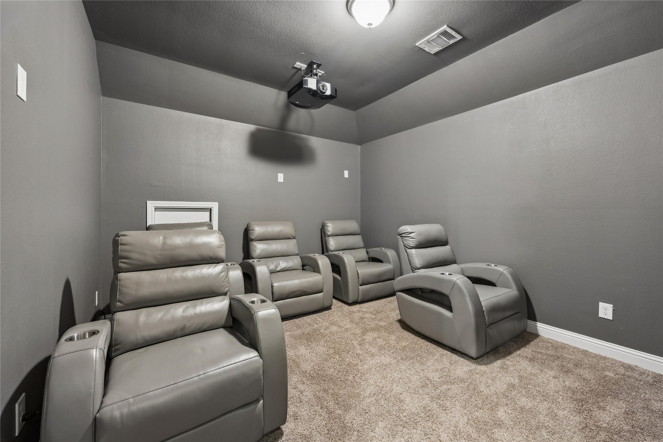 Home theater designed for effortless relaxation and memorable movie nights.