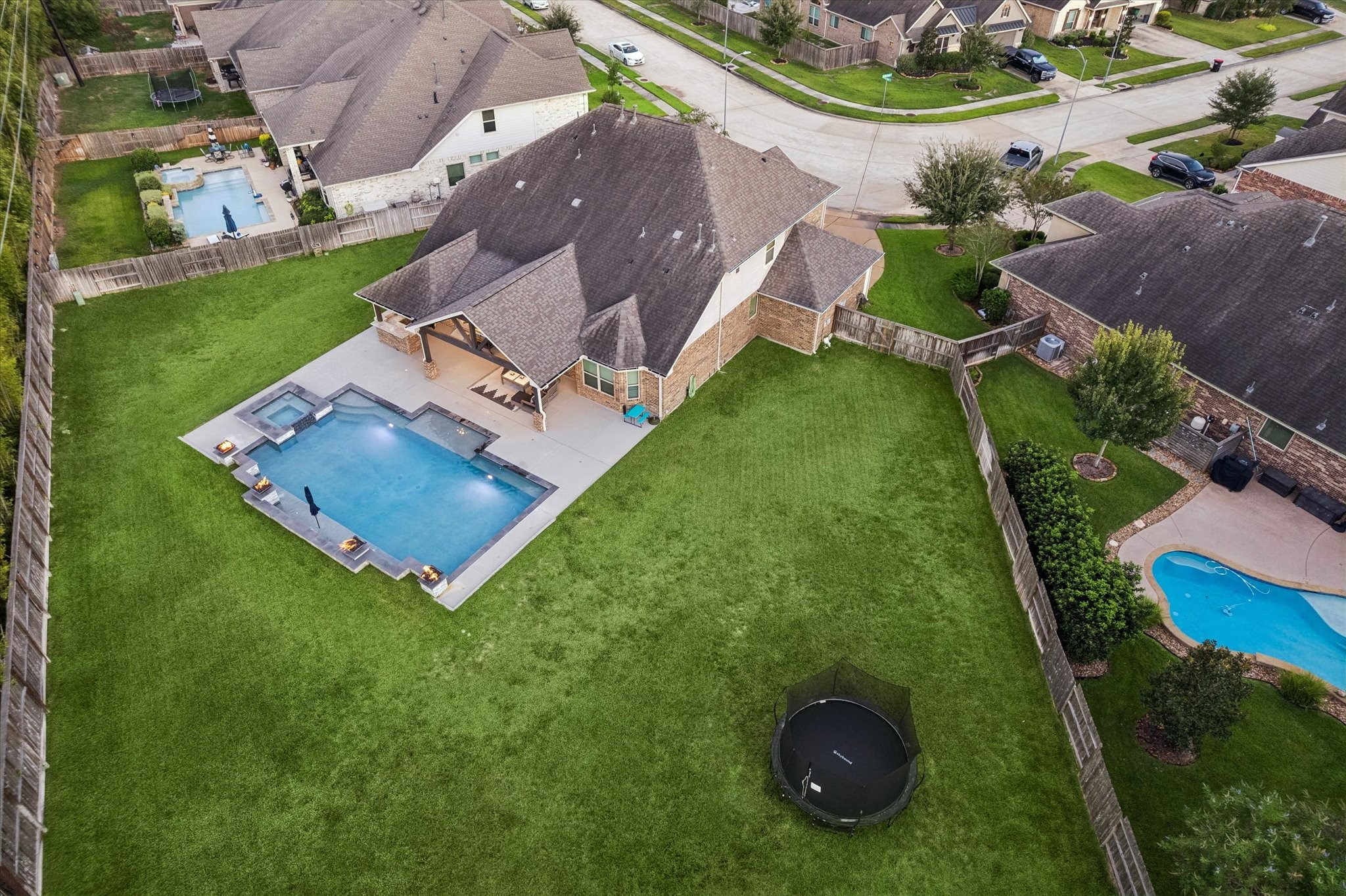 Another view to show the entire expansive property. This lot is one  of the biggest lots in the community!
