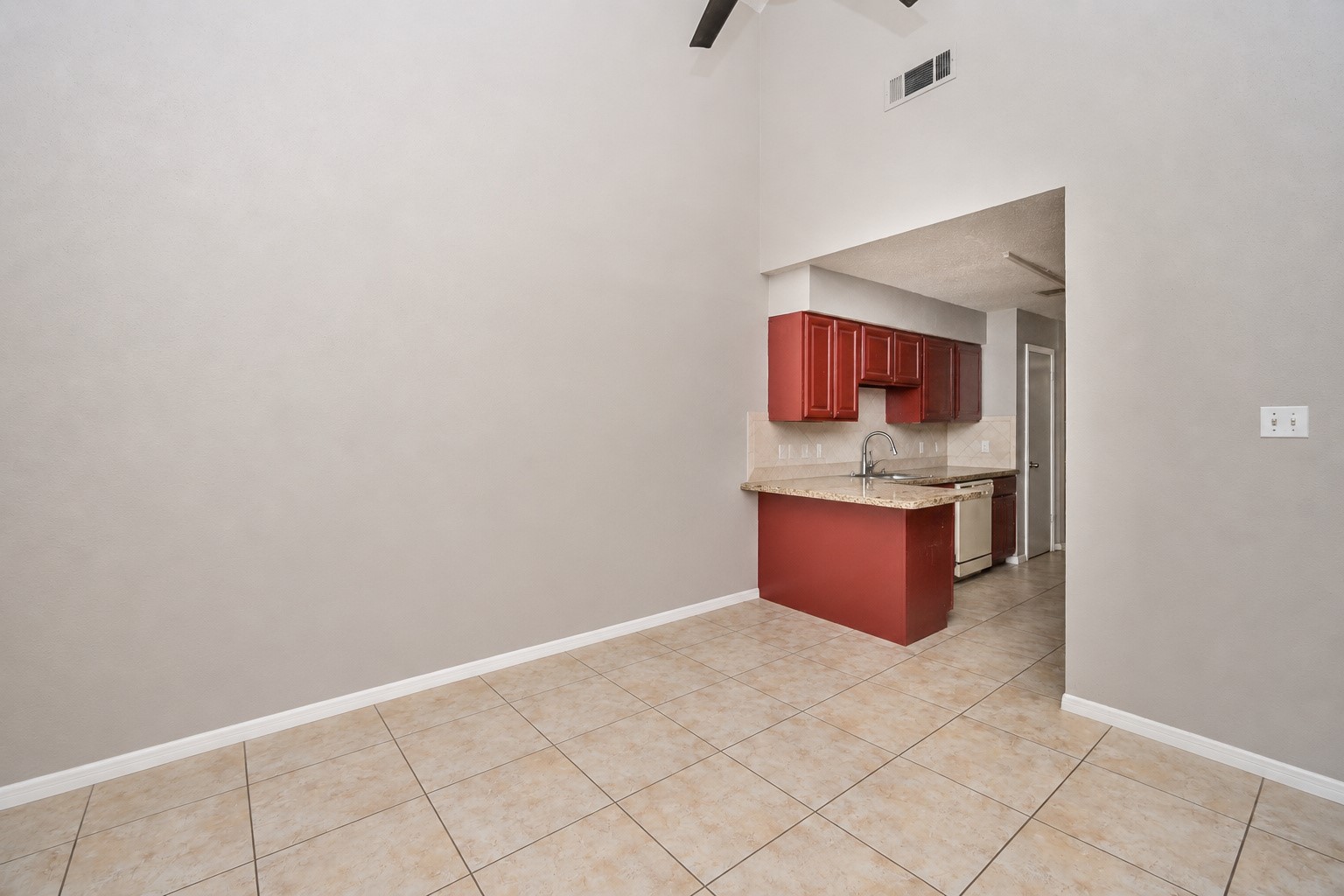Breakfast area next to kitchen