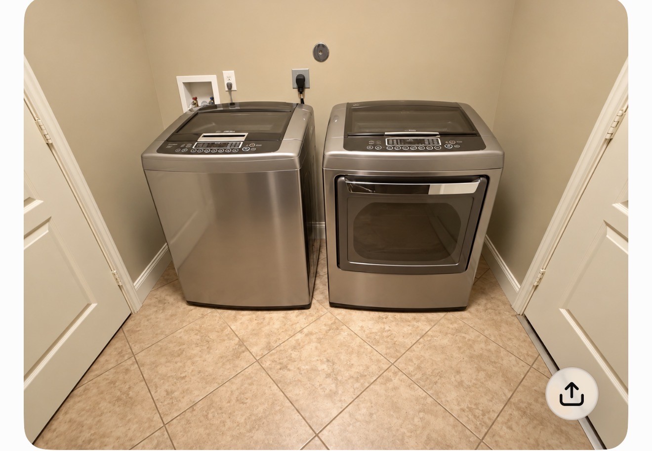 WASHER DRYER TO REMAIN