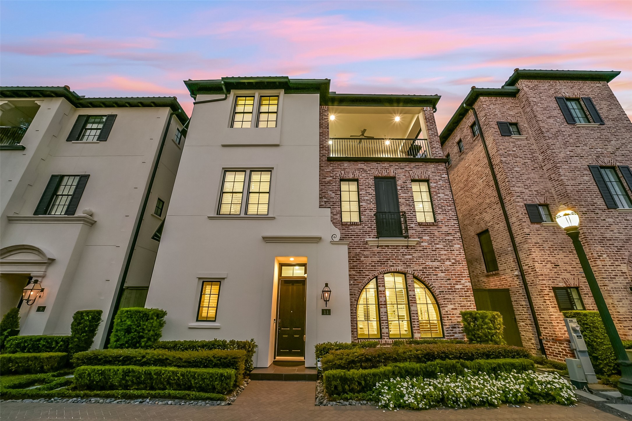 Southside Circle is a unique gated community located in the City of Southside Place, 11 Southside Circle is the perfect patio home with 1st floor living, second floor primary and two guest suites and a magnificent third floor, all accessable by the installed elevator.