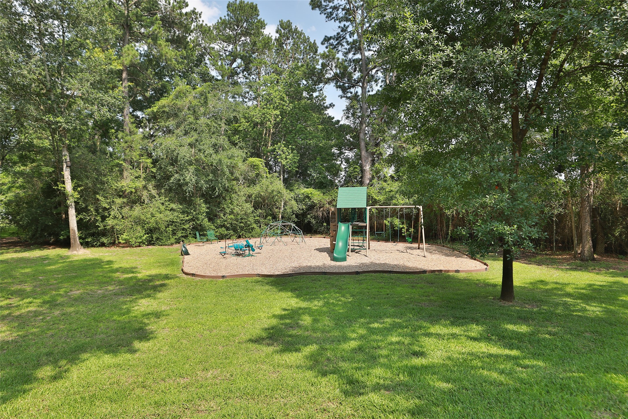 Play area with Lifetime Equipment.