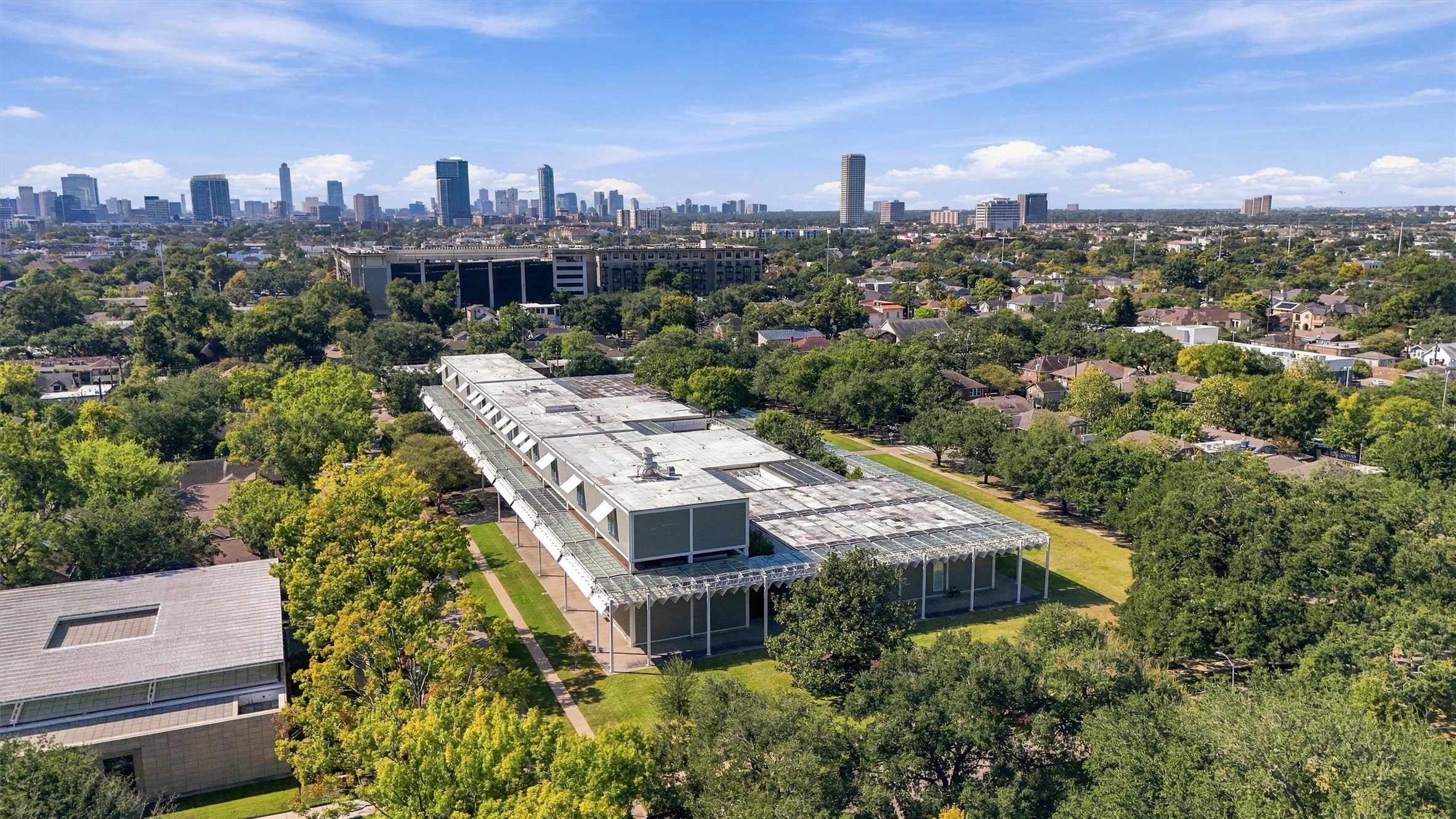 The Menil Collection, Renzo Piano's landmark museum, about a nine-minute walk
