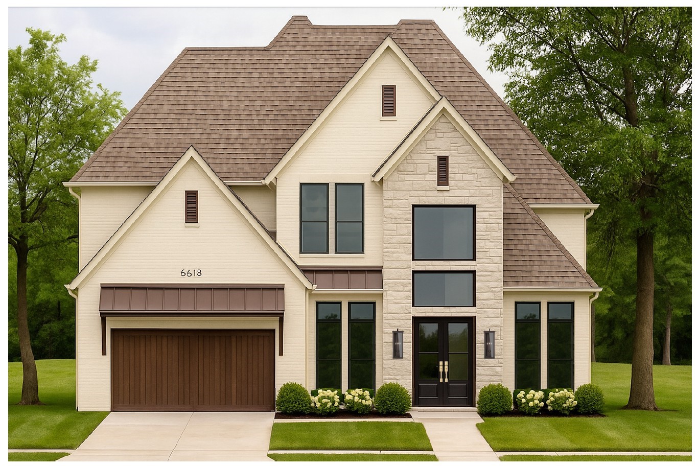 Gorgeous transitional design!