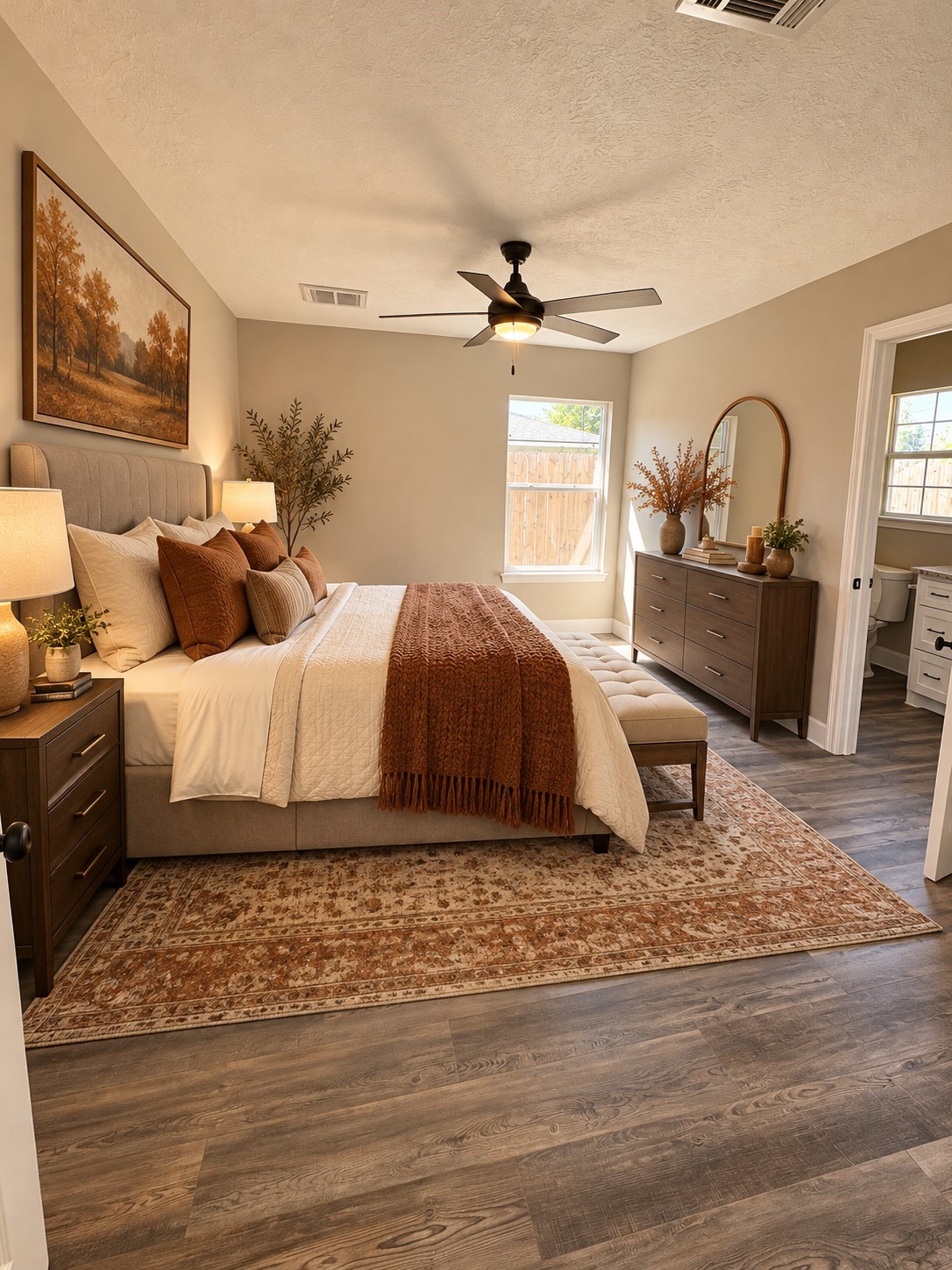 Virtually Staged Master Bedroom #4