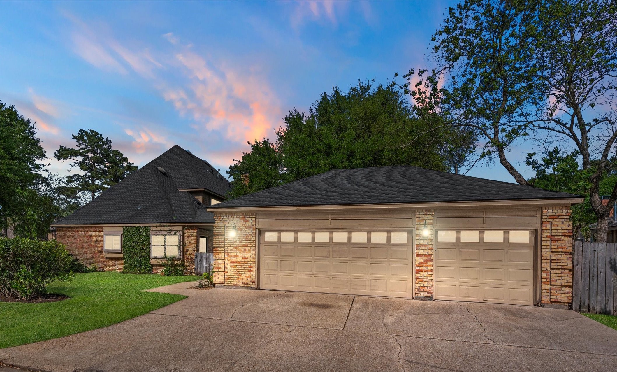 Not only a 3-car garage, but a 3-car wide driveway! Plenty of parking options available at this home.