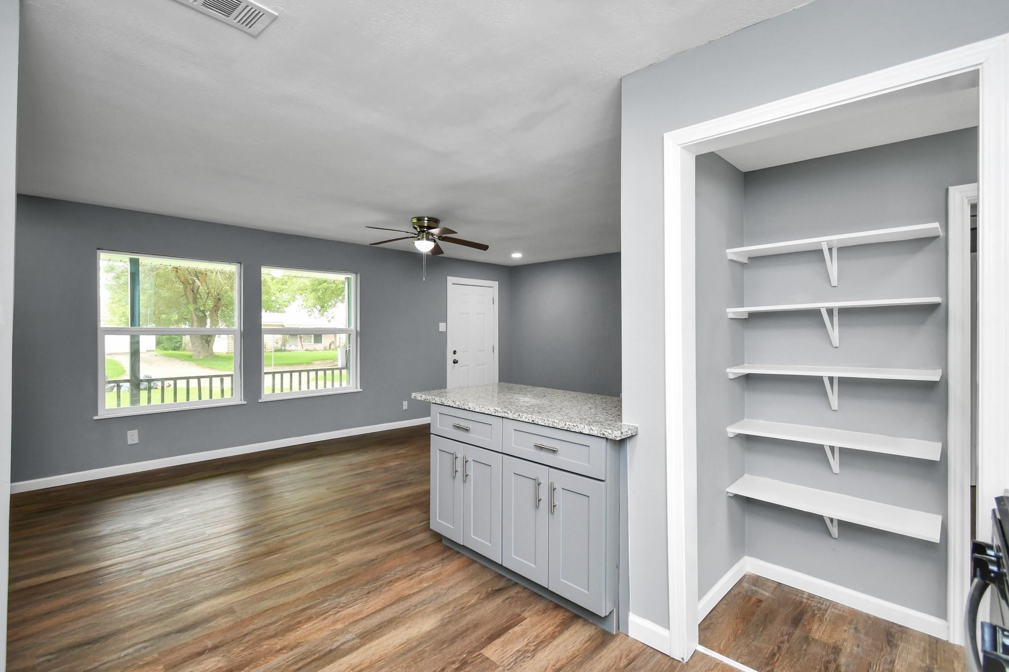 Large Walk-in Pantry.