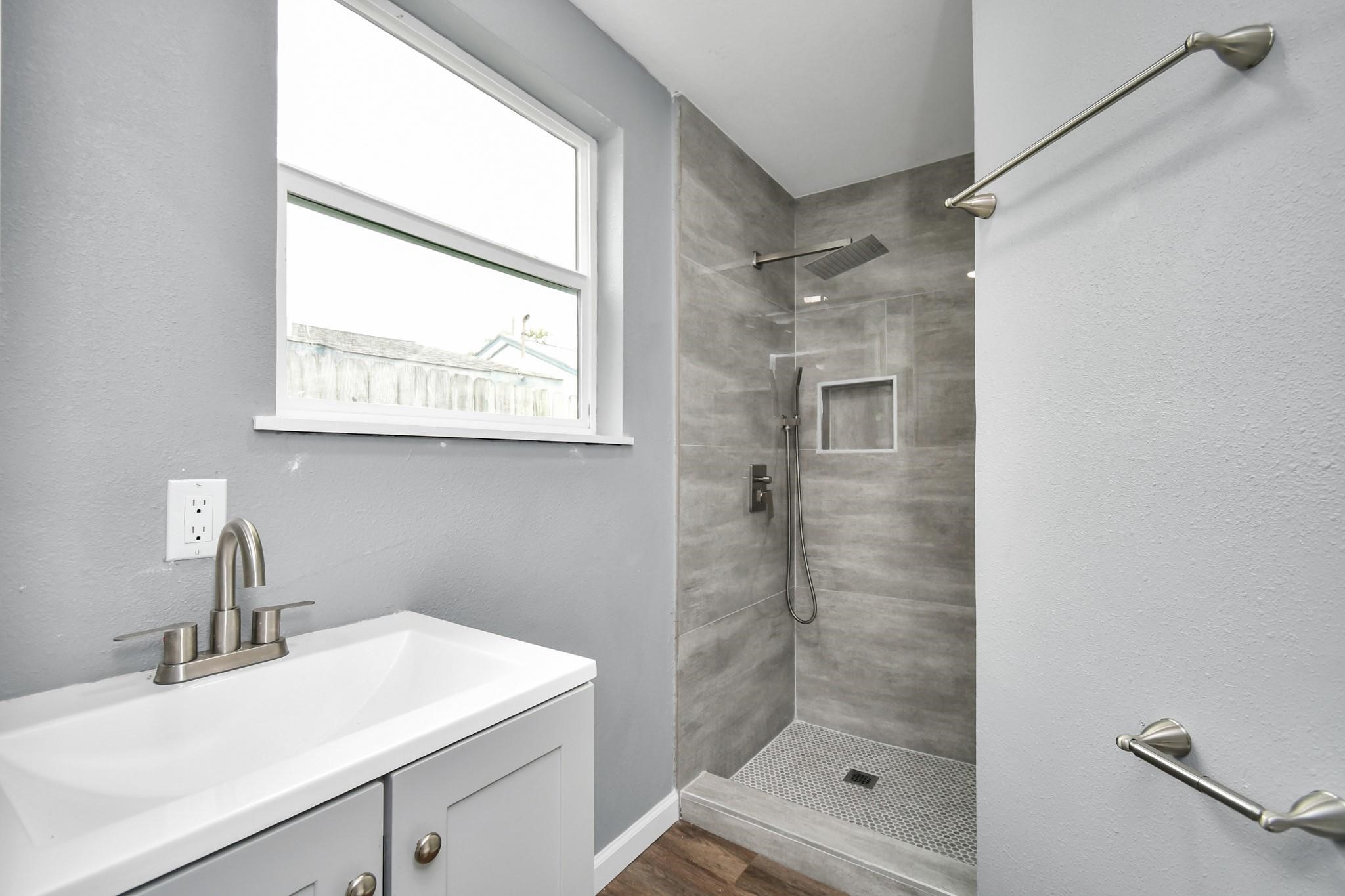 Primary Bath with Stylish Walk-in Shower