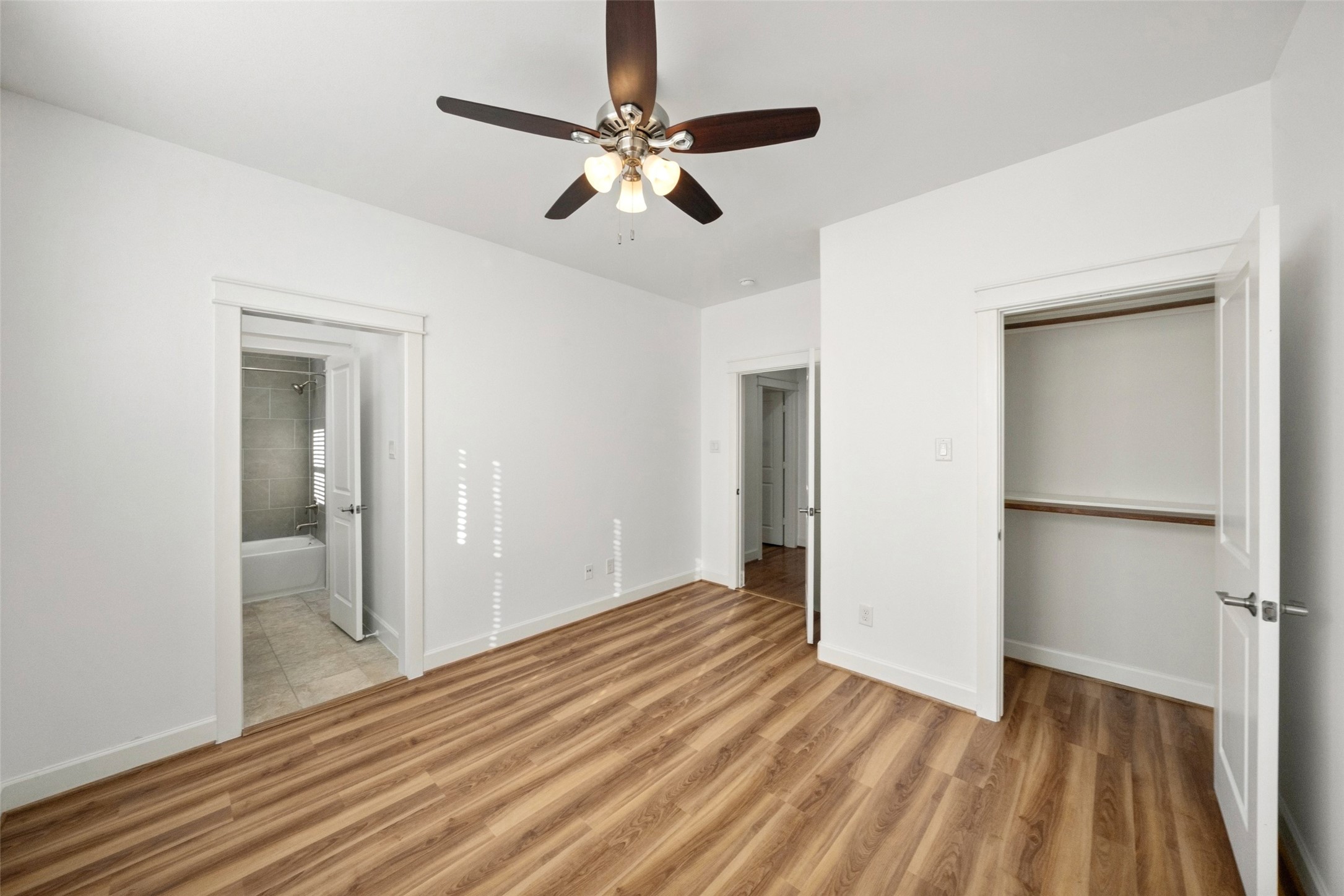 Here is your 3rd bedroom on the 2nd floor with new luxury vinyl plank flooring as well.
