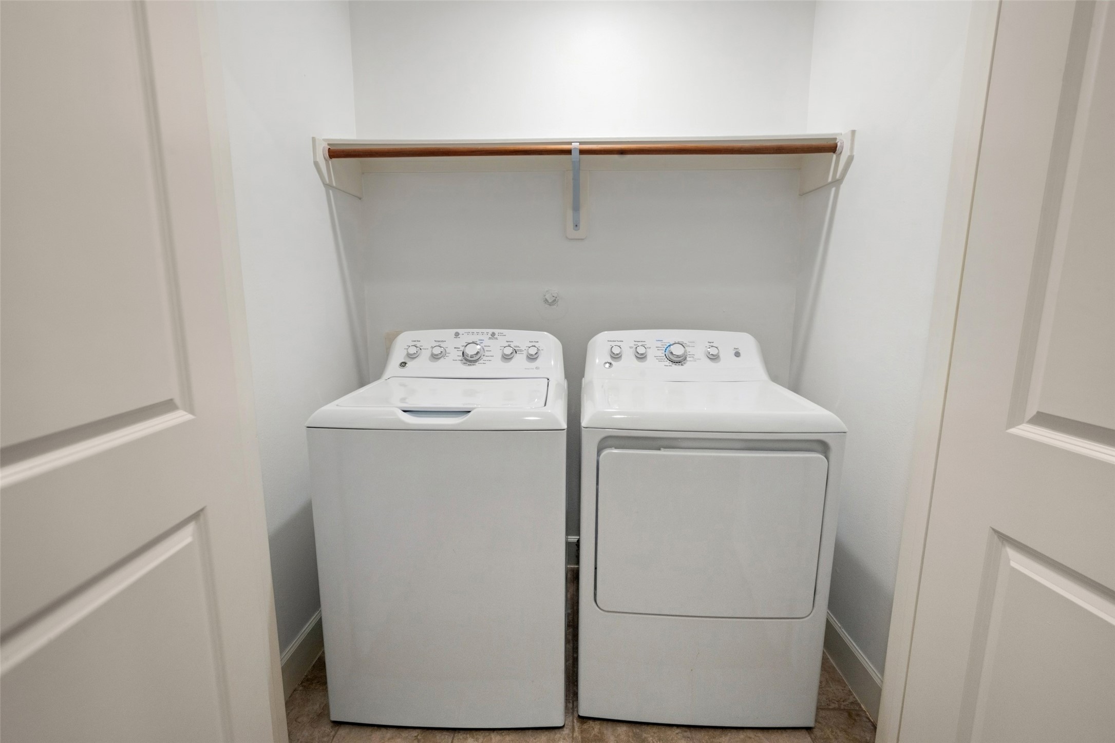 Your utility room is conveniently located on the second floor with full-sized washer and dryer.