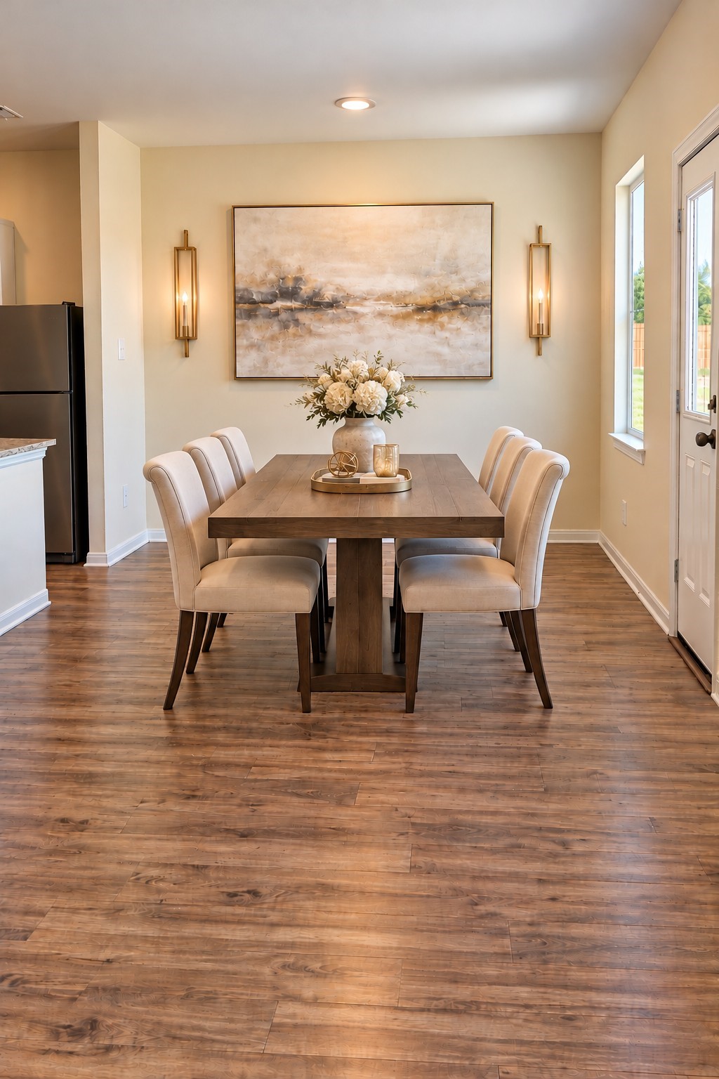 Dining room (AI Staged)