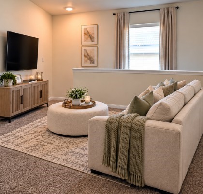 Upstairs Game Room (AI Staged)