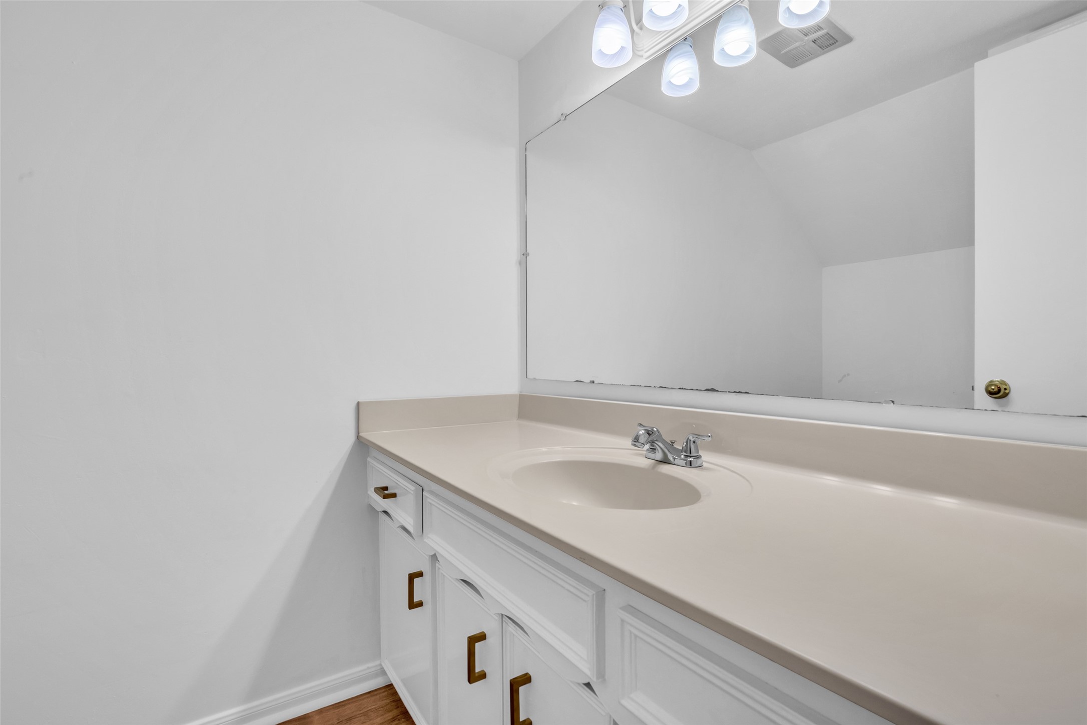 Half bath on the main floor.