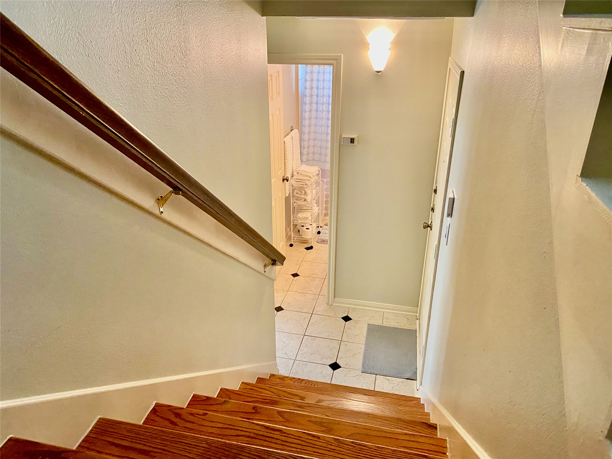 Headed downstairs to secondary bedrooms