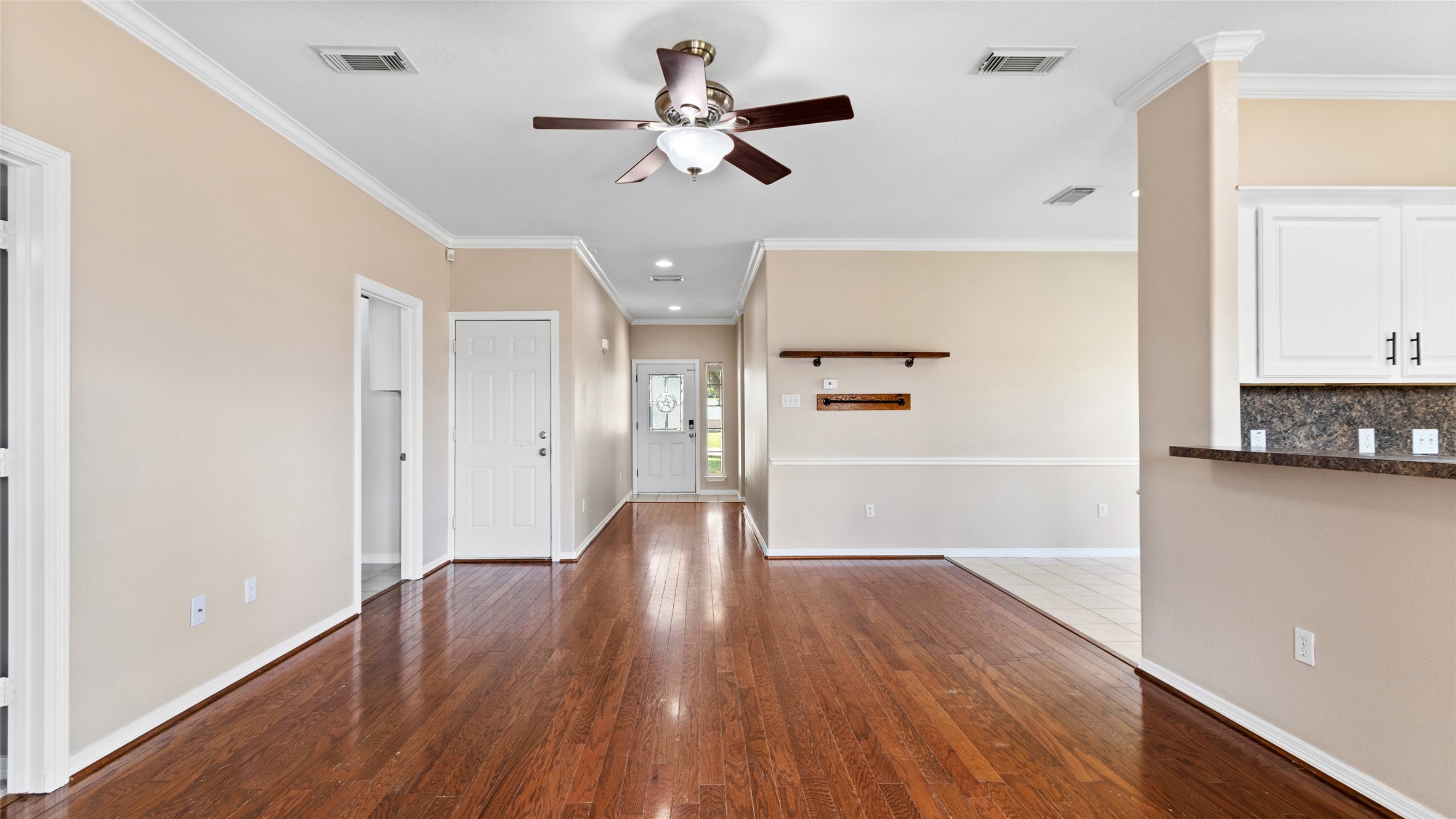 Family Room - view from double French back doors
