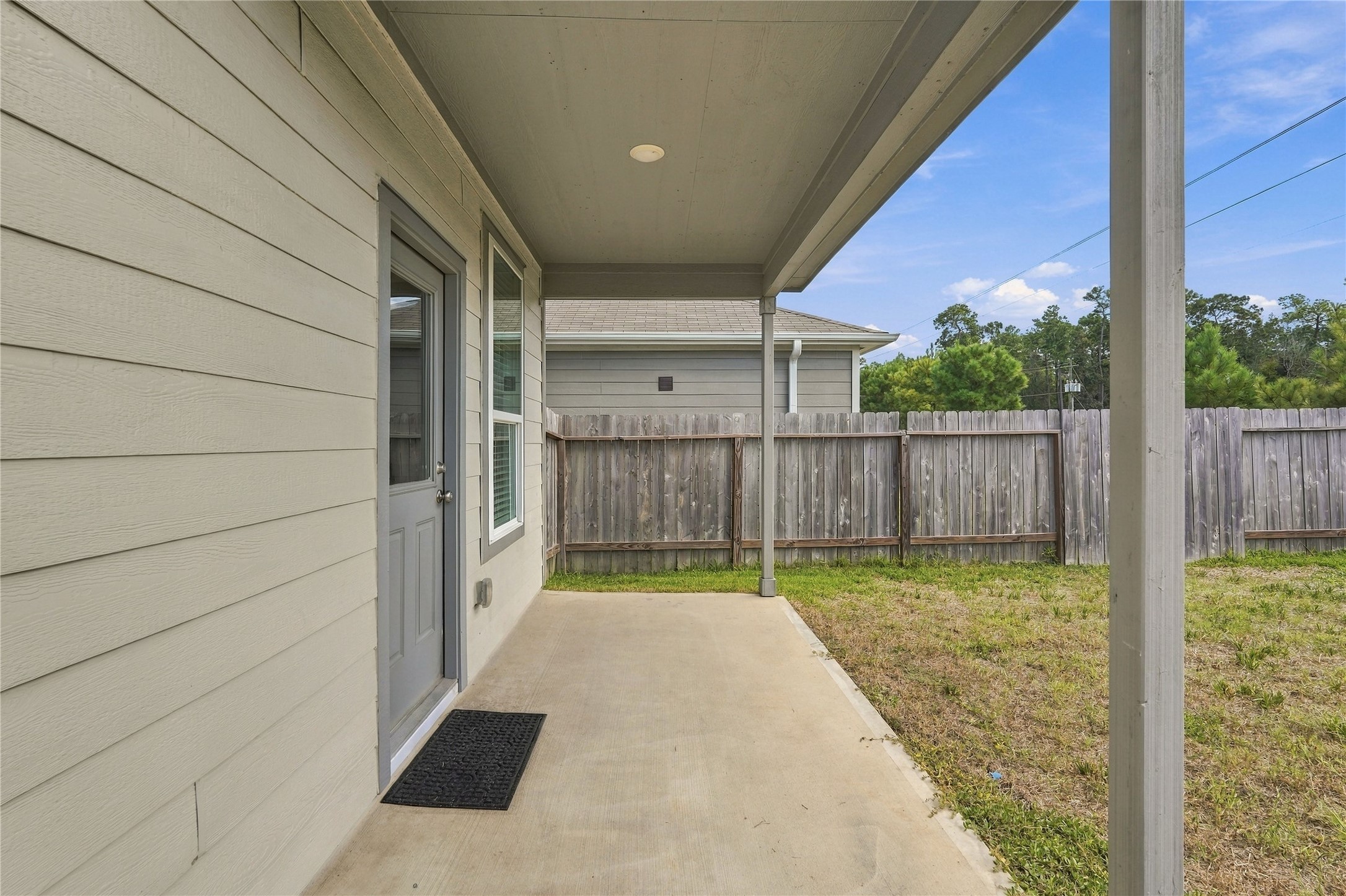 Covered Rear Patio