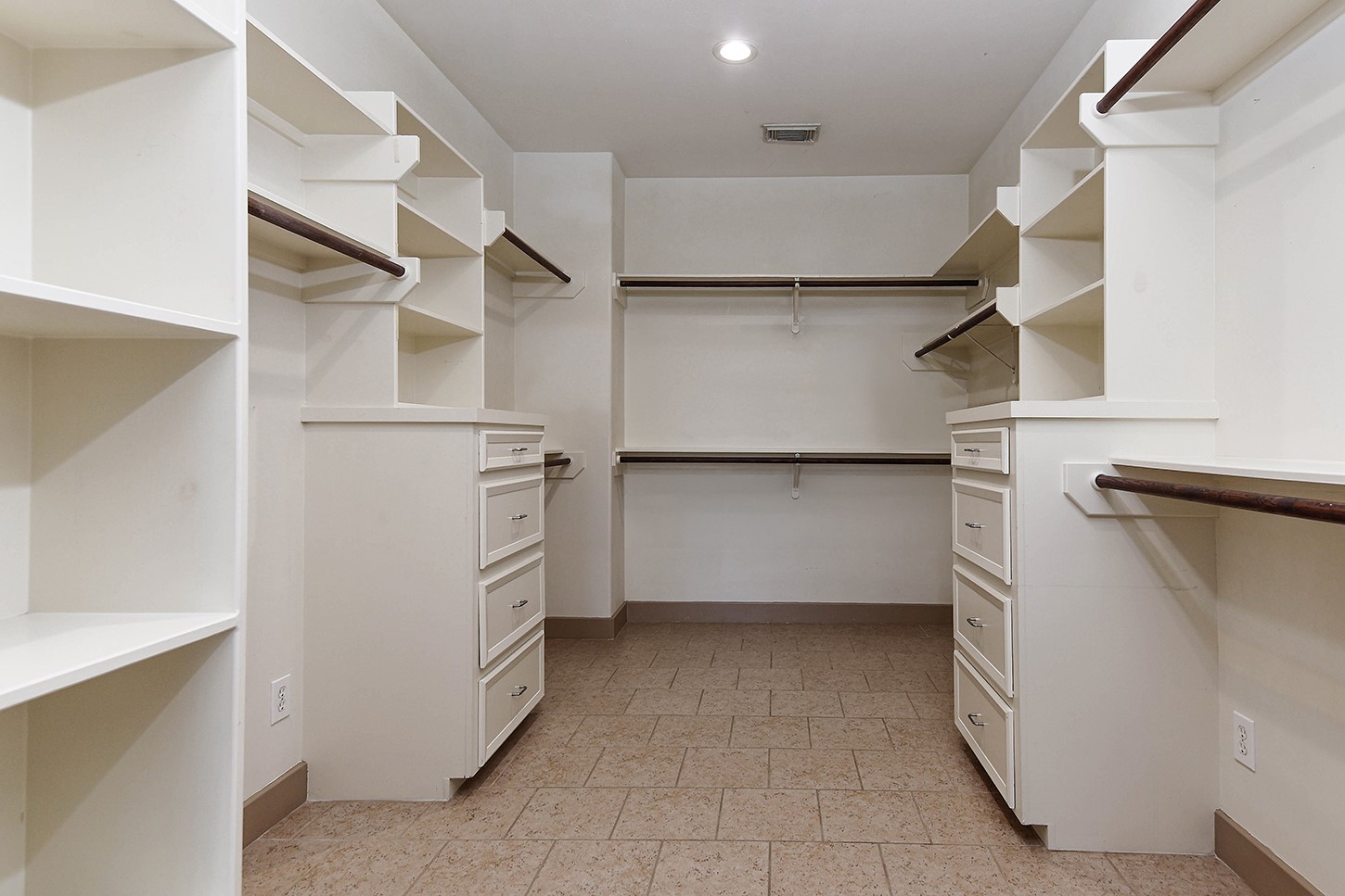 Custom Primary Closet with built-ins