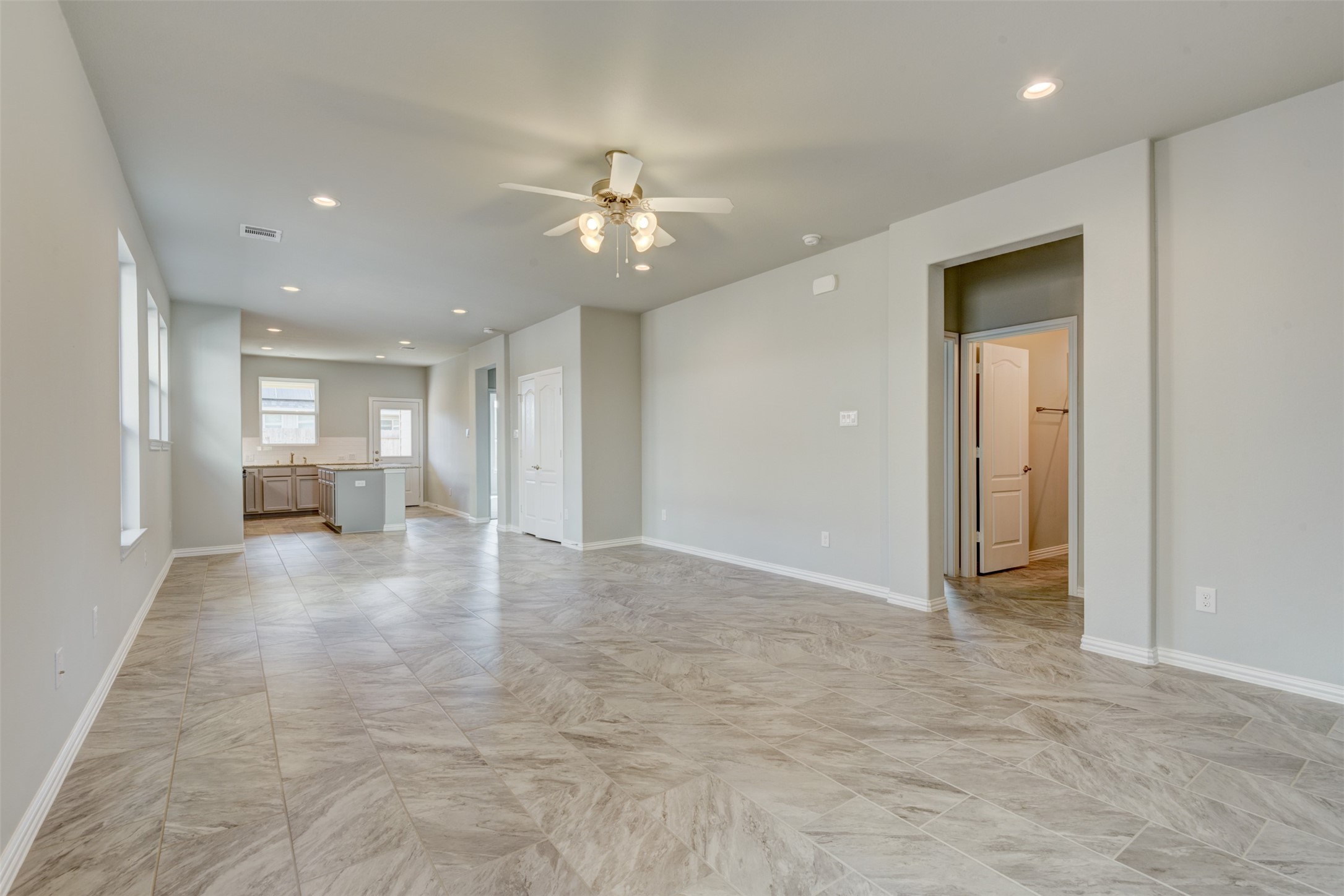 Open concept just beyond the Formal Foyer
