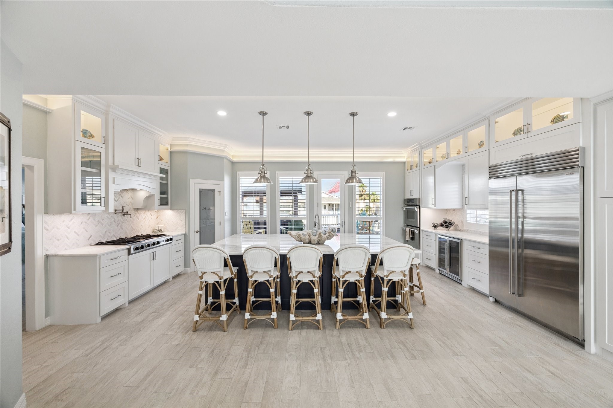 over sized kitchen