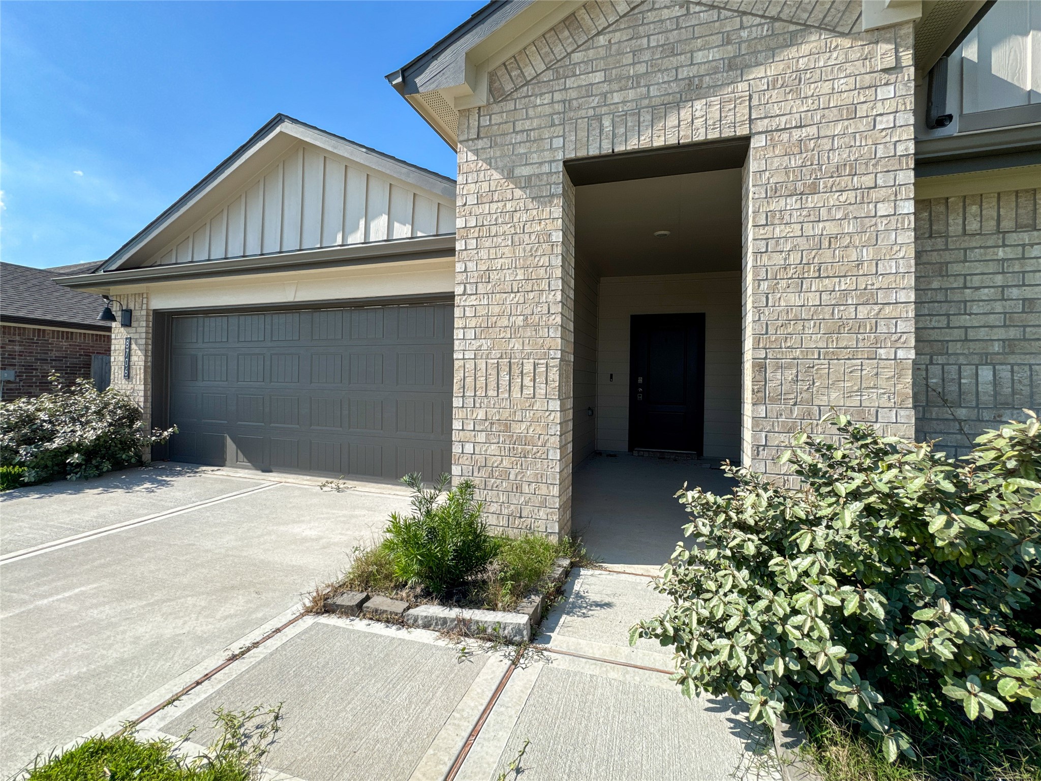 Welcome Front Door, Garage Entry