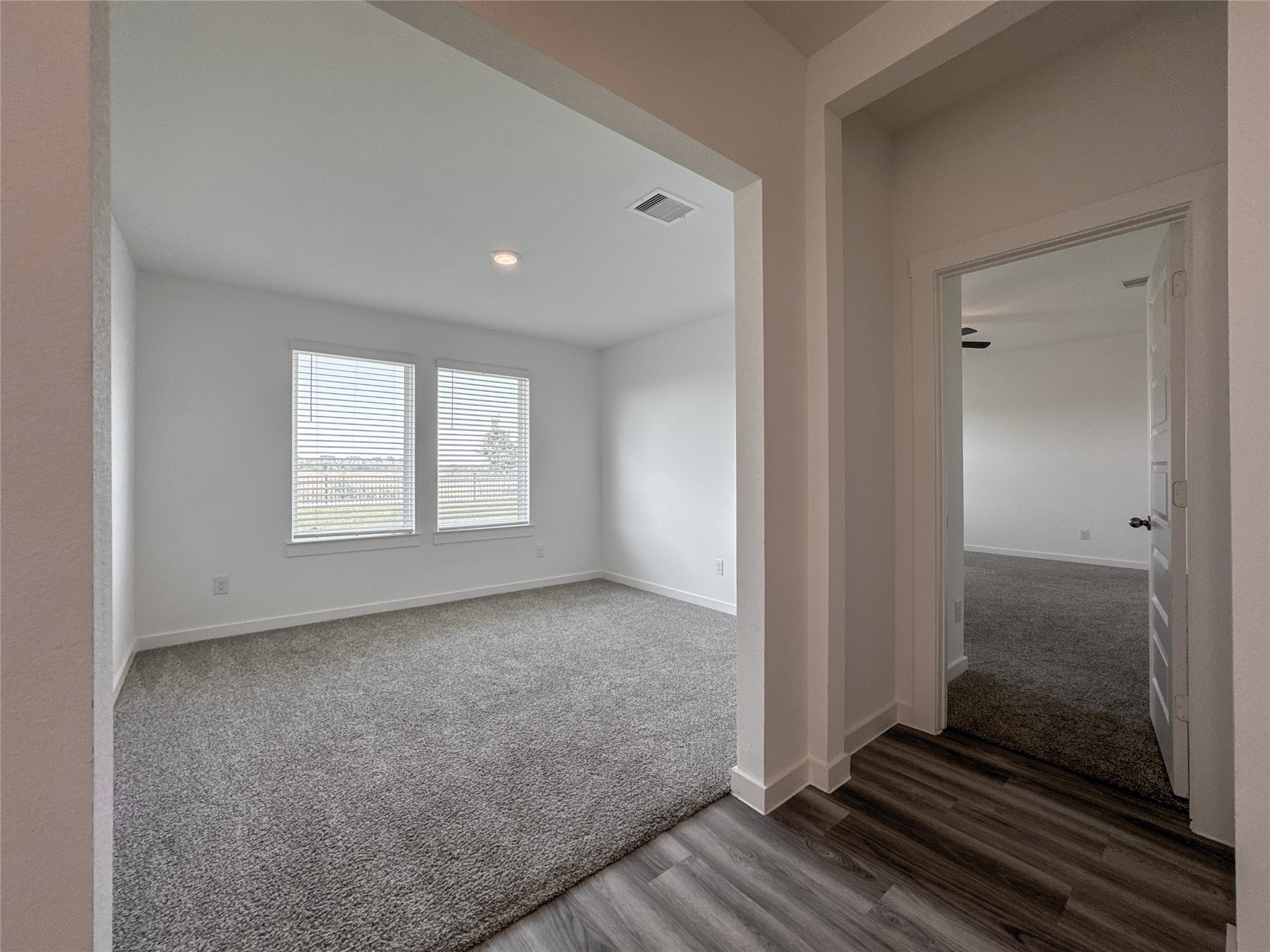 Open room adjacent to another room