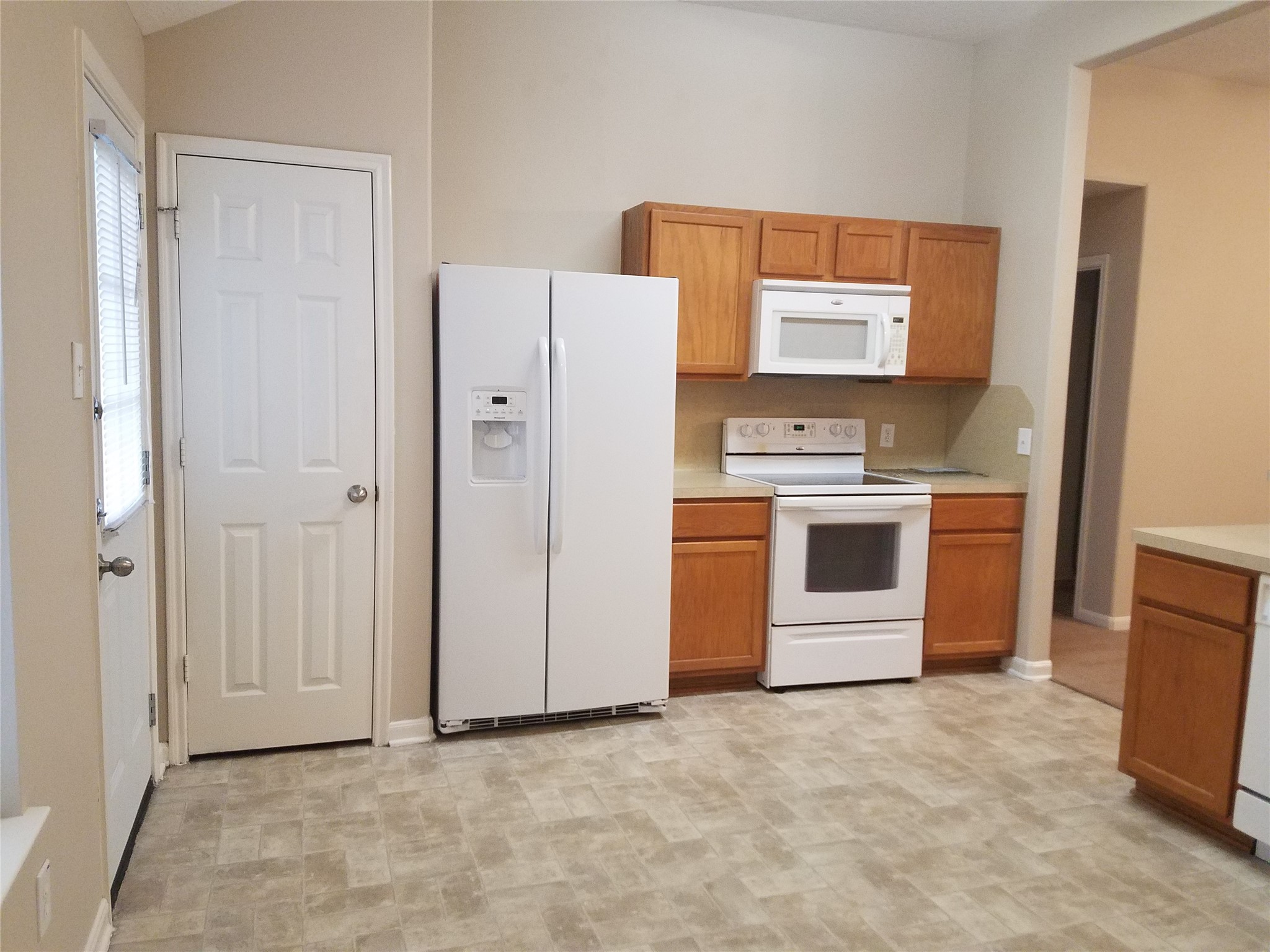 Flooring is now wood-look sheet vinyl Flooring is now wood-look sheet vinyl