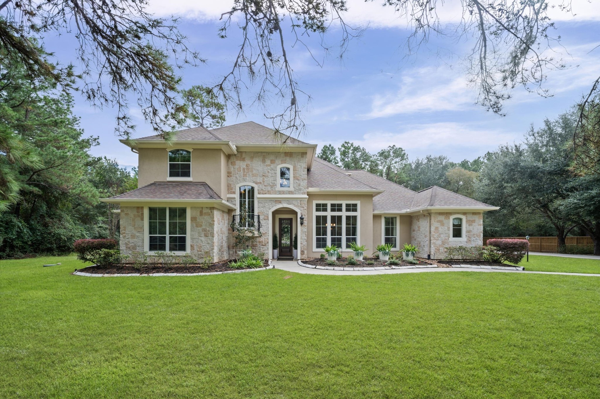 Beautiful traditional estate nestled among mature trees