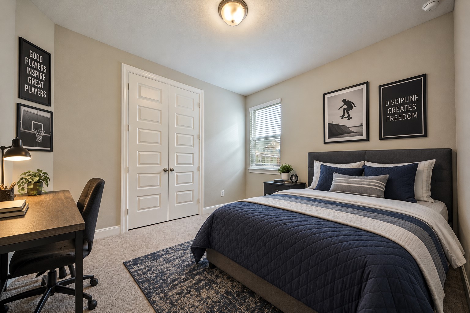 All Guest Bedrooms are tucked away from each other to also provide that Guest with Privacy! Great Over-Sided Closets!