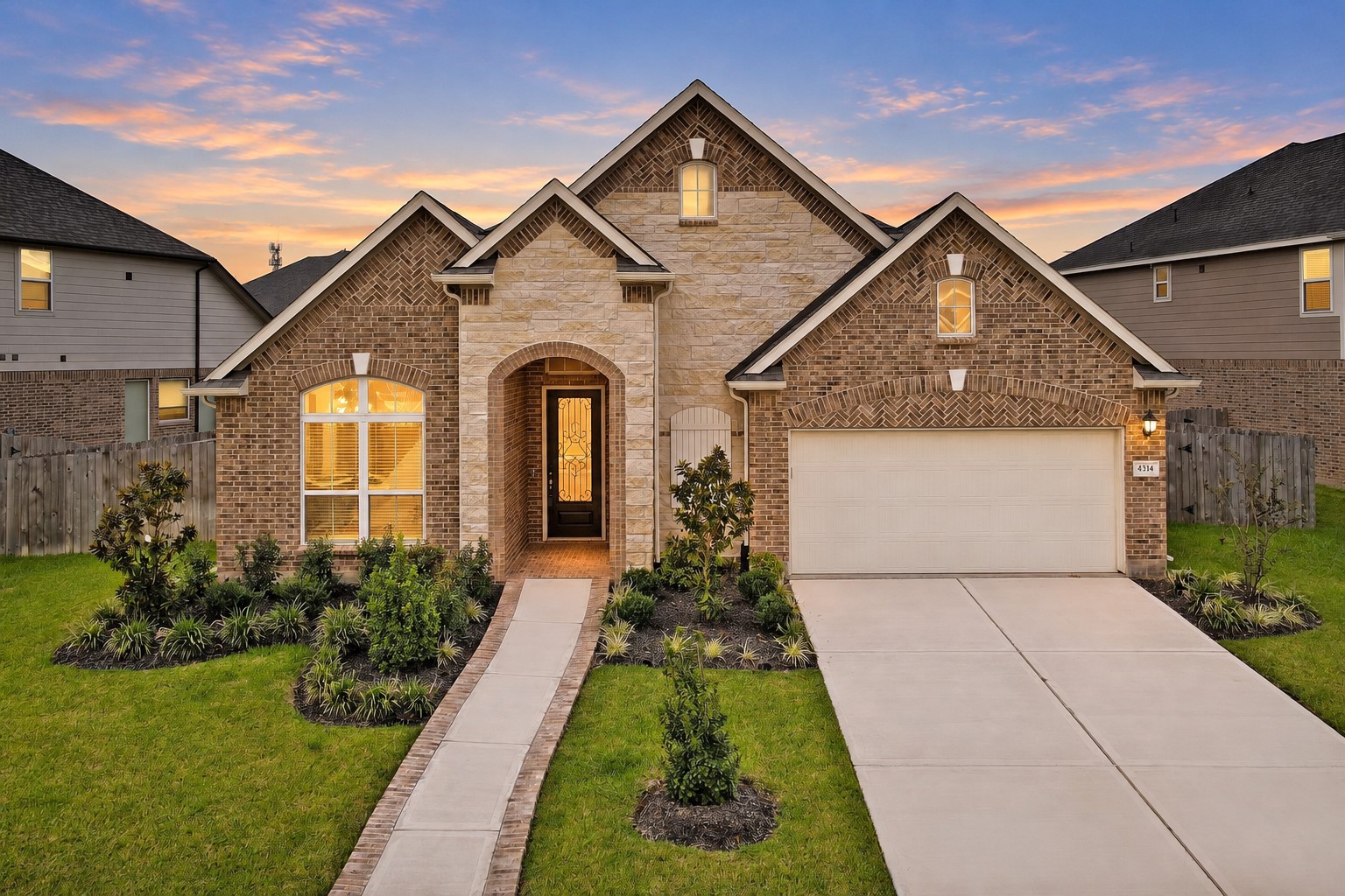 WOW! What a spectacular place to call home! Welcome to 4314 Shaded Arbor Way in beautiful Sugar Land, Texas! This stunning ENERGY STAR RATED home sits proudly on a HUGE CUL-DE-SAC LOT, showcasing gorgeous upgraded stone elevation and incredible curb appeal! Enjoy the convenience of a spacious 2-car garage with automatic door opener and keyless entry! Follow the beautiful grand entry walkway to your inviting front door, where comfort, elegance, and wonderful memories await! Your dream home is calling!