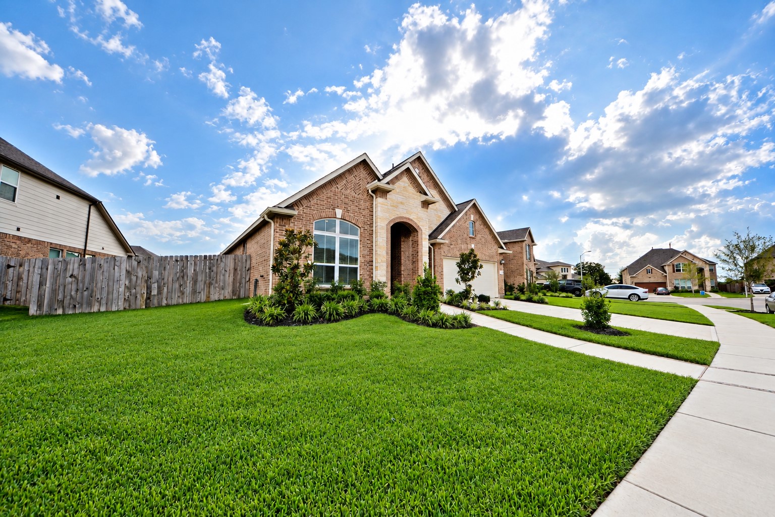 What a fabulous place to call home! Enjoy the convenience of an extra-spacious driveway offering plenty of parking for family and visiting guests! A wonderful full sprinkler system in both the front and backyard makes maintaining your beautiful lawn a breeze! Nestled on a huge cul-de-sac lot in a fantastic Sugar Land location, this stunning home offers incredible curb appeal, access to outstanding Fort Bend ISD schools, and so much more!
