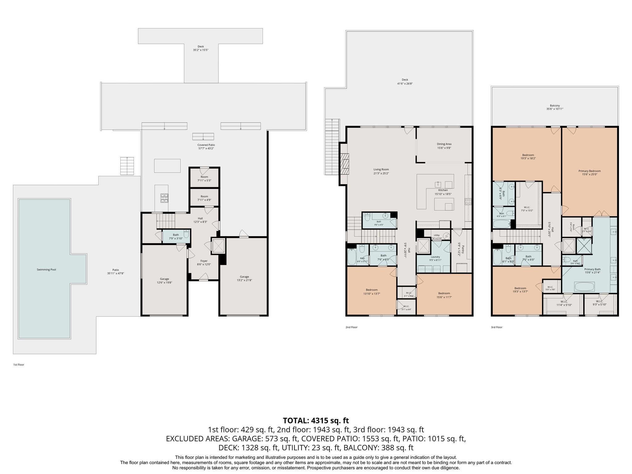 Thoughtfully designed floor-plan.