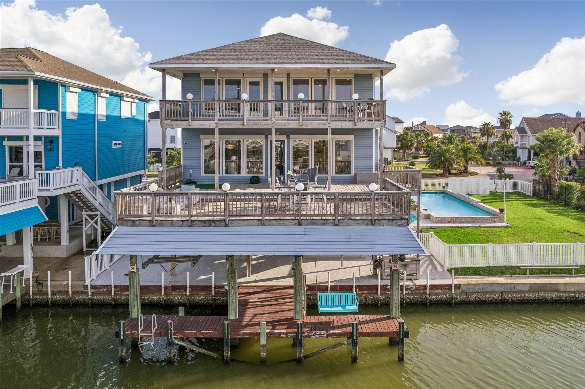Two large decks overlook the Bay, complemented by a double boathouse and private waterfront access. Amazing sunsets, coastal bird watching & excellent fishing happen right here!!