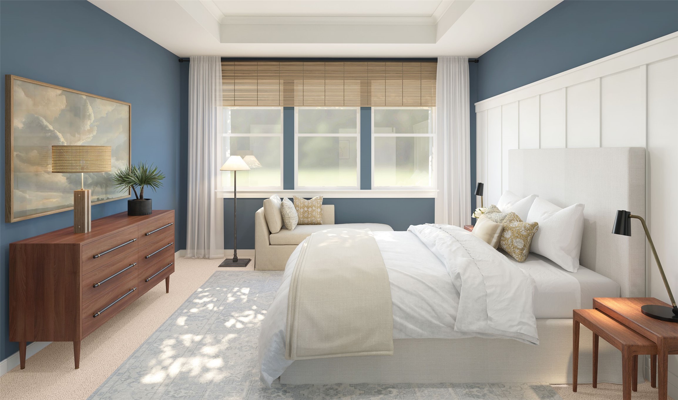 Private primary suite (*Artist rendering used for illustration purposes only. Colors/finishes may differ from the ones currently selected in the home.)