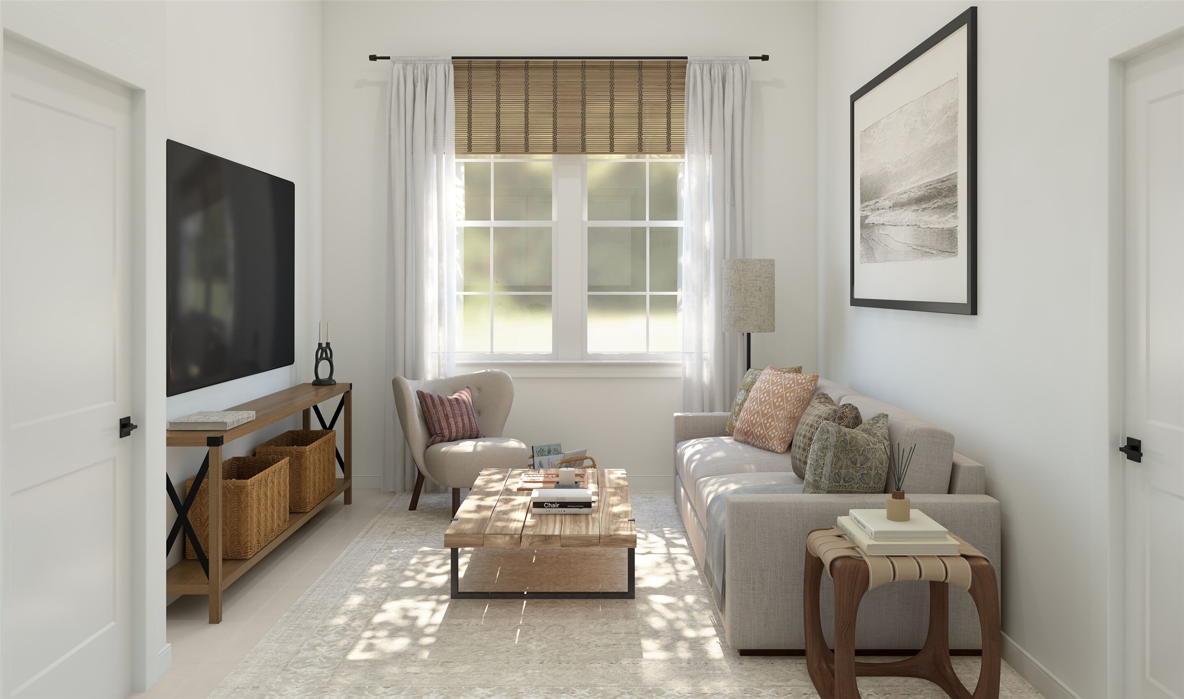Extra Suite Plus living room (*Artist rendering used for illustration purposes only. Colors/finishes may differ from the ones currently selected in the home.) Extra Suite Plus living room (*Artist rendering used for illustration purposes only. Colors/finishes may differ from the ones currently selected in the home.)