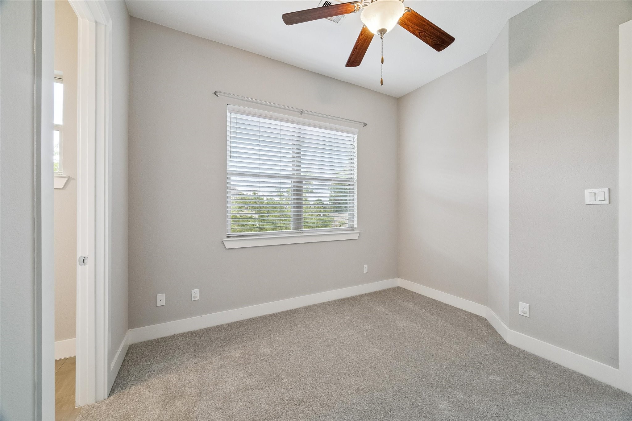 Third bedroom on the third floor with brand new carpet and another ensuite bathroom.