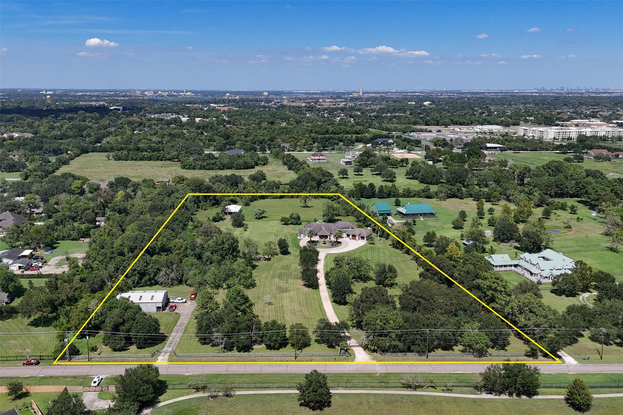 One-of-a-kind treasure, quaintly situated on 11 acres of prime real estate, in the heart of League City! One-of-a-kind treasure, quaintly situated on 11 acres of prime real estate, in the heart of League City!